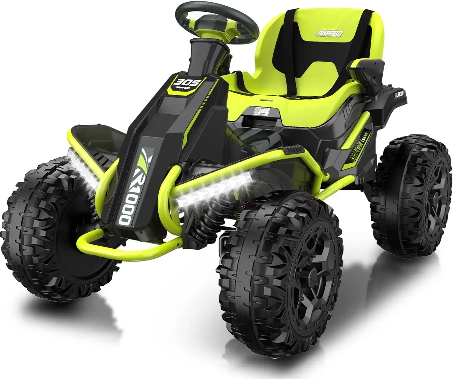 24V 4x4 Ride-On Toy with 4x75W Motors, 5MPH Speed, Parent Remote, Adjustable Seat, and 4 Shock Absorbers - Image 10