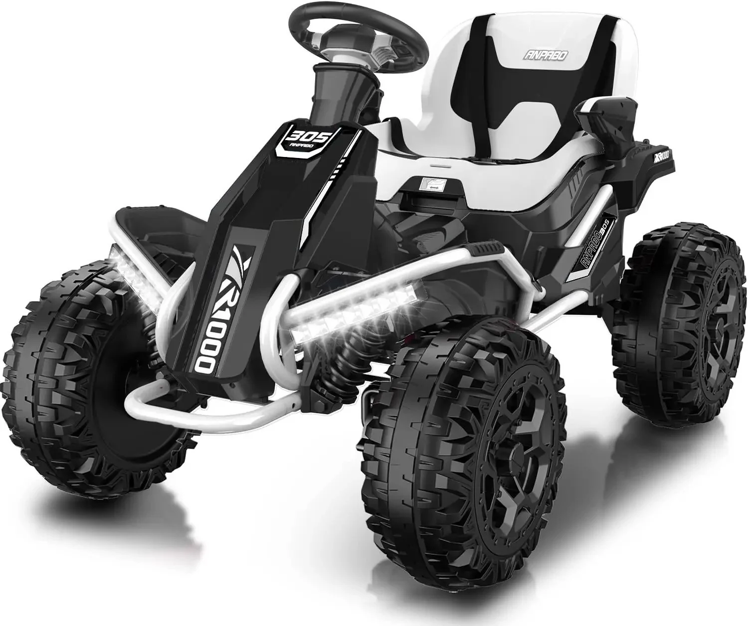 24V 4x4 Ride-On Toy with 4x75W Motors, 5MPH Speed, Parent Remote, Adjustable Seat, and 4 Shock Absorbers - Image 12