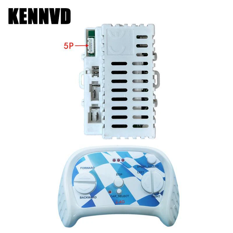 24V 5-Pin Control Box Receiver with 2.4G Bluetooth Transmitter for Children's Electric Car - Image 9