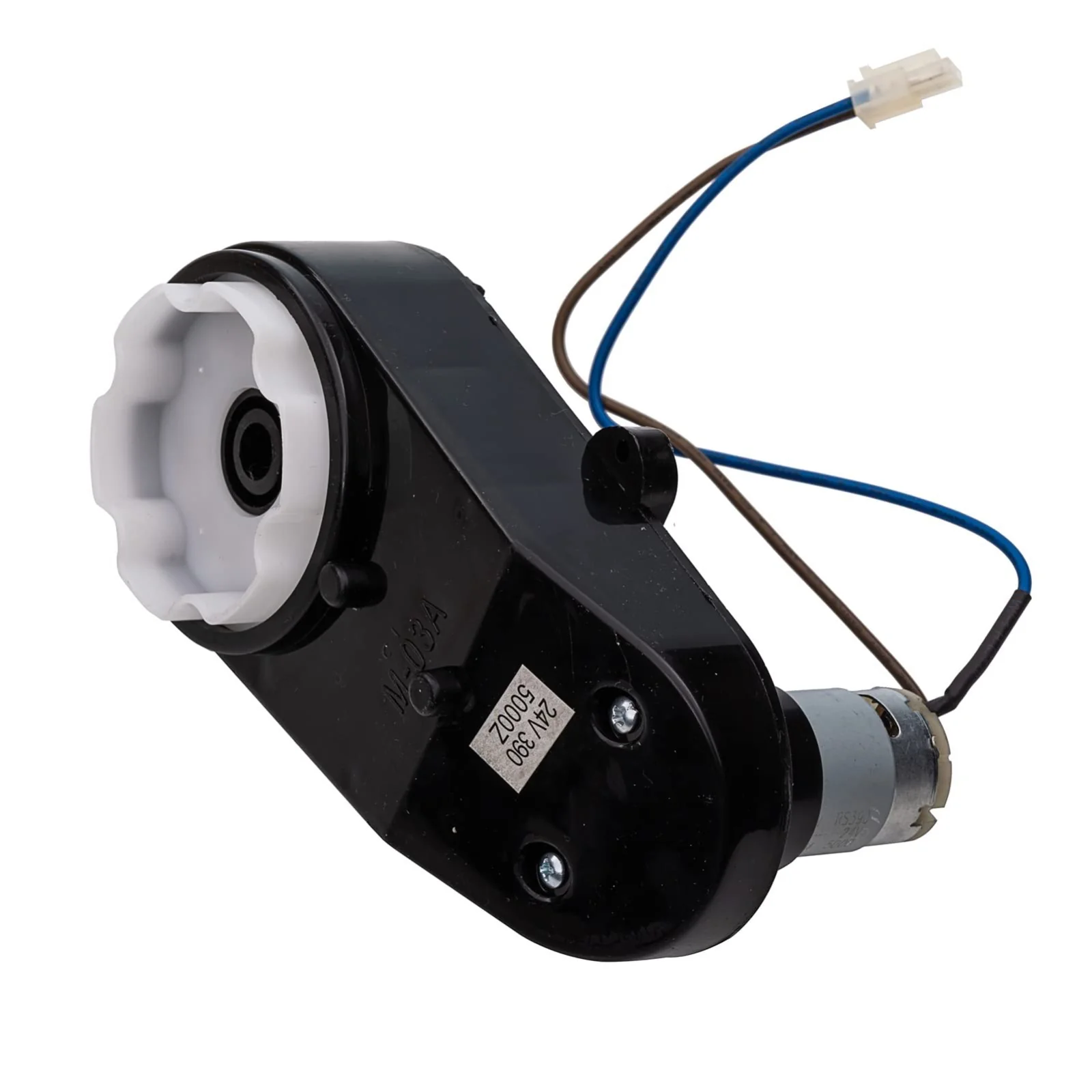 24V 5000 RPM Steering Gearbox Motor for Children's Electric Ride-On Vehicles, Low-Speed Upgrade