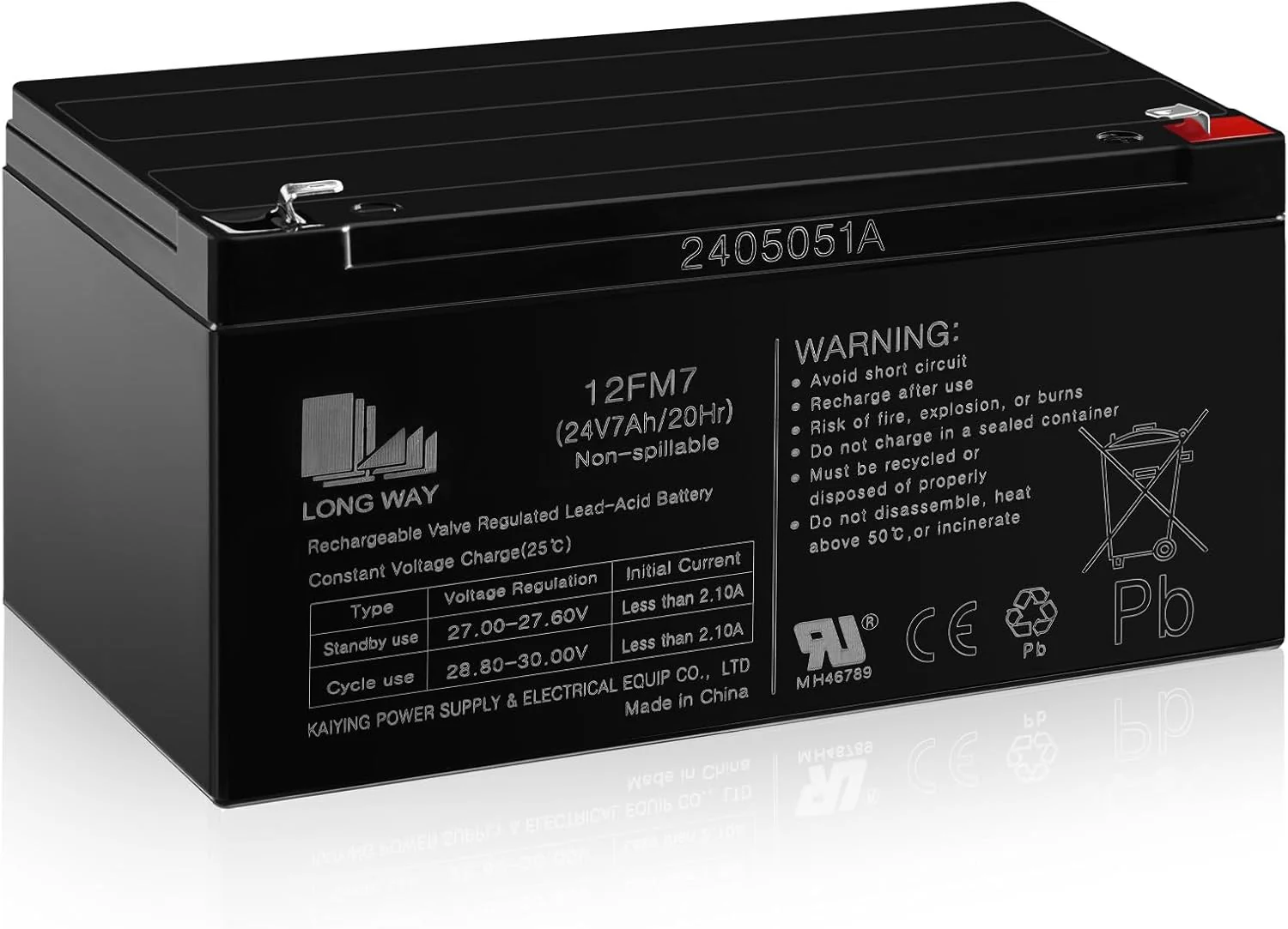 24V 7AH Rechargeable Battery for 24 Volt Ride-On Toy Cars - Image 10