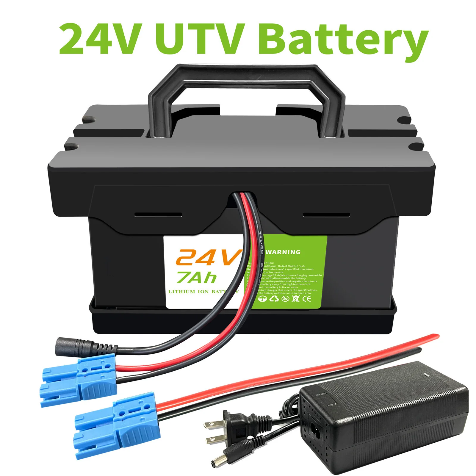 24V 7Ah Rechargeable Battery for Kids Ride-On Toys and Cars