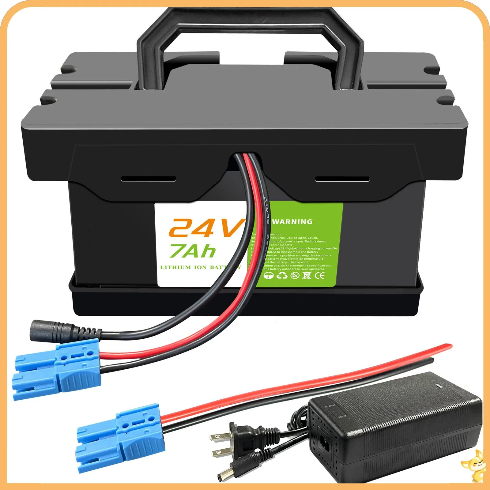 24V 7Ah Rechargeable Battery for Kids Ride-On Toys Compatible with Dynacraft and Realtree - Image 7
