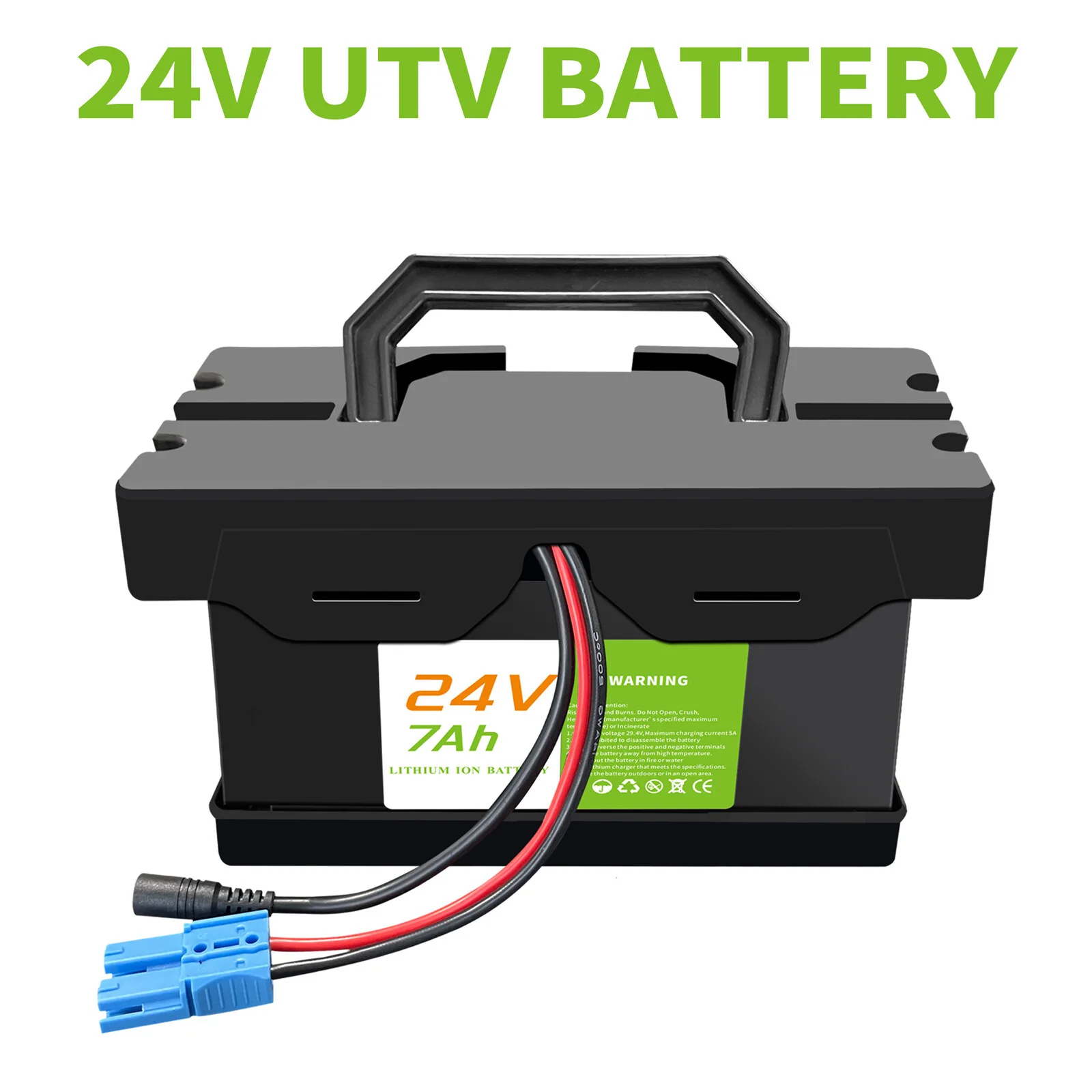 24V 7Ah Rechargeable Battery for Kids UTV Ride-On Toys