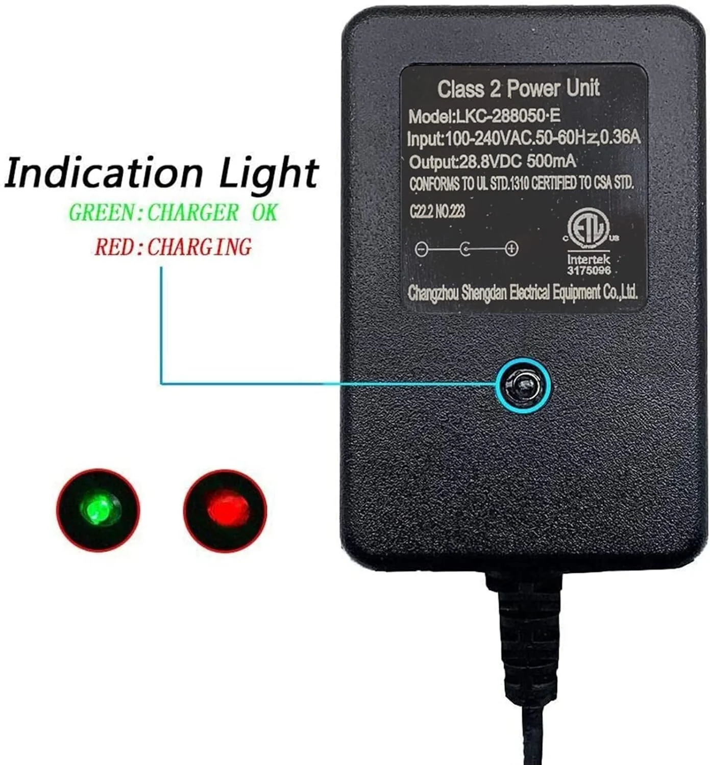 24V AC Power Adapter for Dynacraft Realtree UTV 4x4 Ride-On Buggy - Image 6