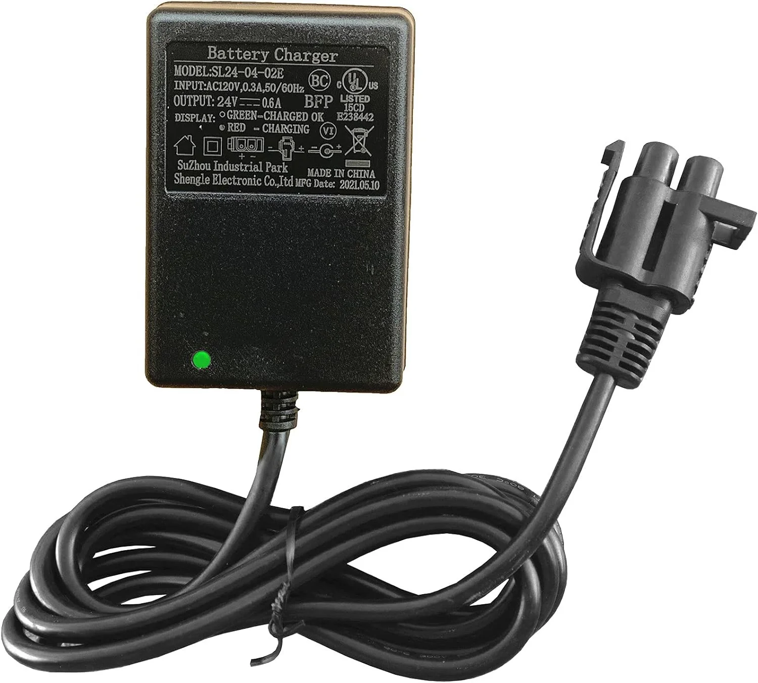 24V B-Type Plug Charger for 24V Gravedigger Monster Truck and Yamaha Grizzly