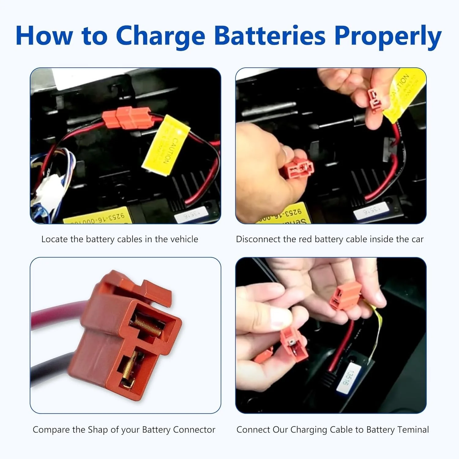 24V Battery and Charger Compatible with Kids Ride-On Toys 24 Volt (28.8V) - Image 4