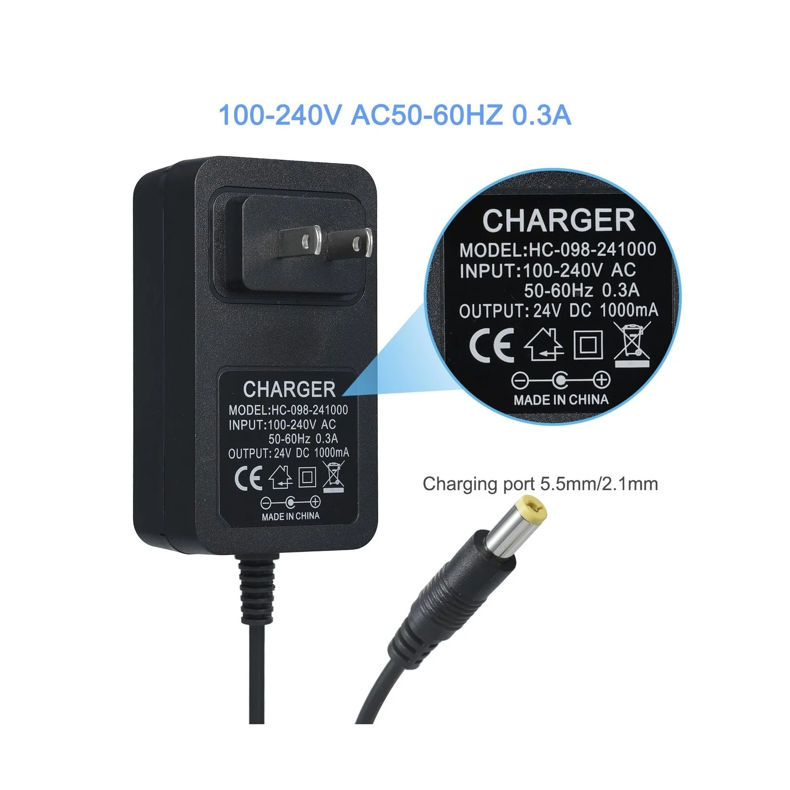 24V Battery Charger for Ride-On Toys and Cars - Image 2
