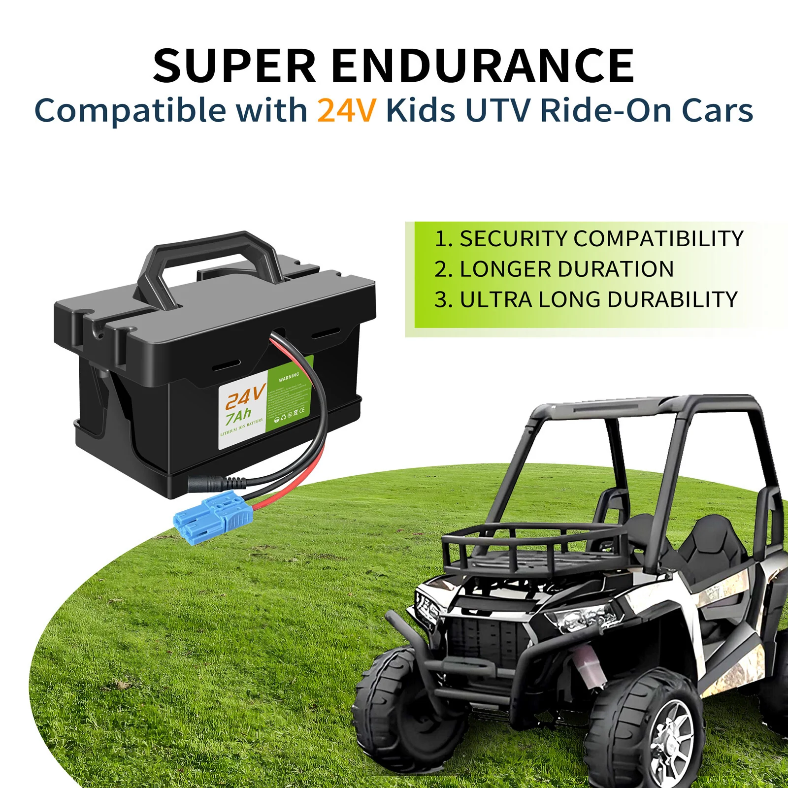 24V AA Battery for Kids Ride-On Toys Compatible with Dynacraft Realtree and Disney Princess Models - Image 5