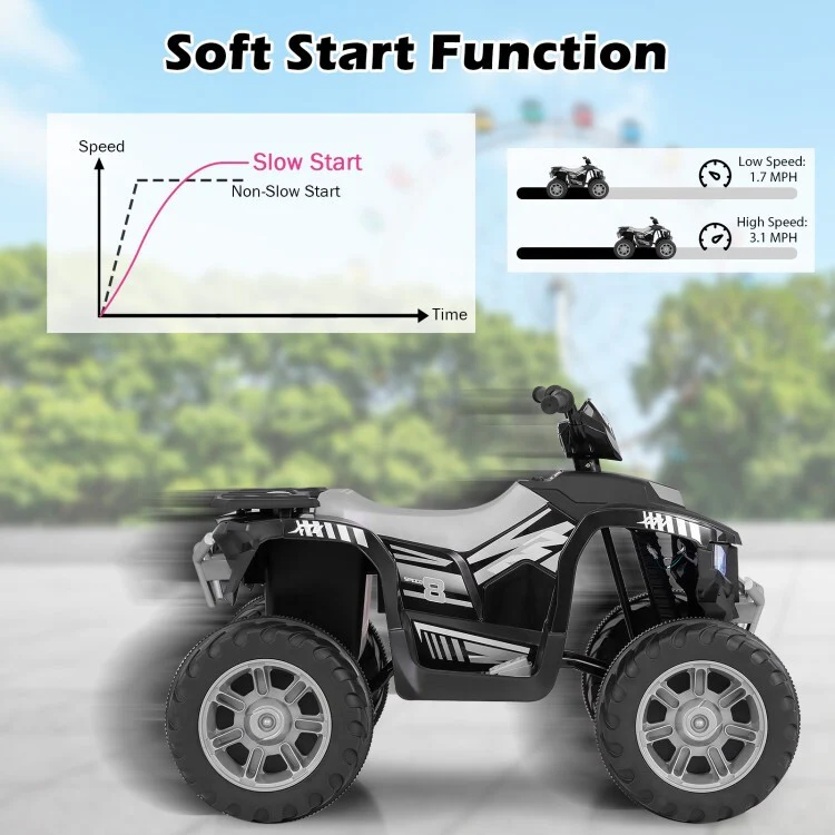 24V Electric Kids Ride-On ATV with Wireless Remote Control and Powerful Battery - Image 8