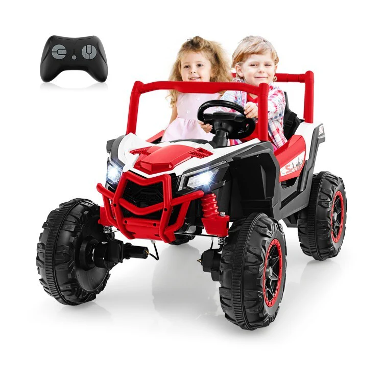 24V Battery Powered 2-Seater Kids Electric Toy Car with Remote Control - Image 5