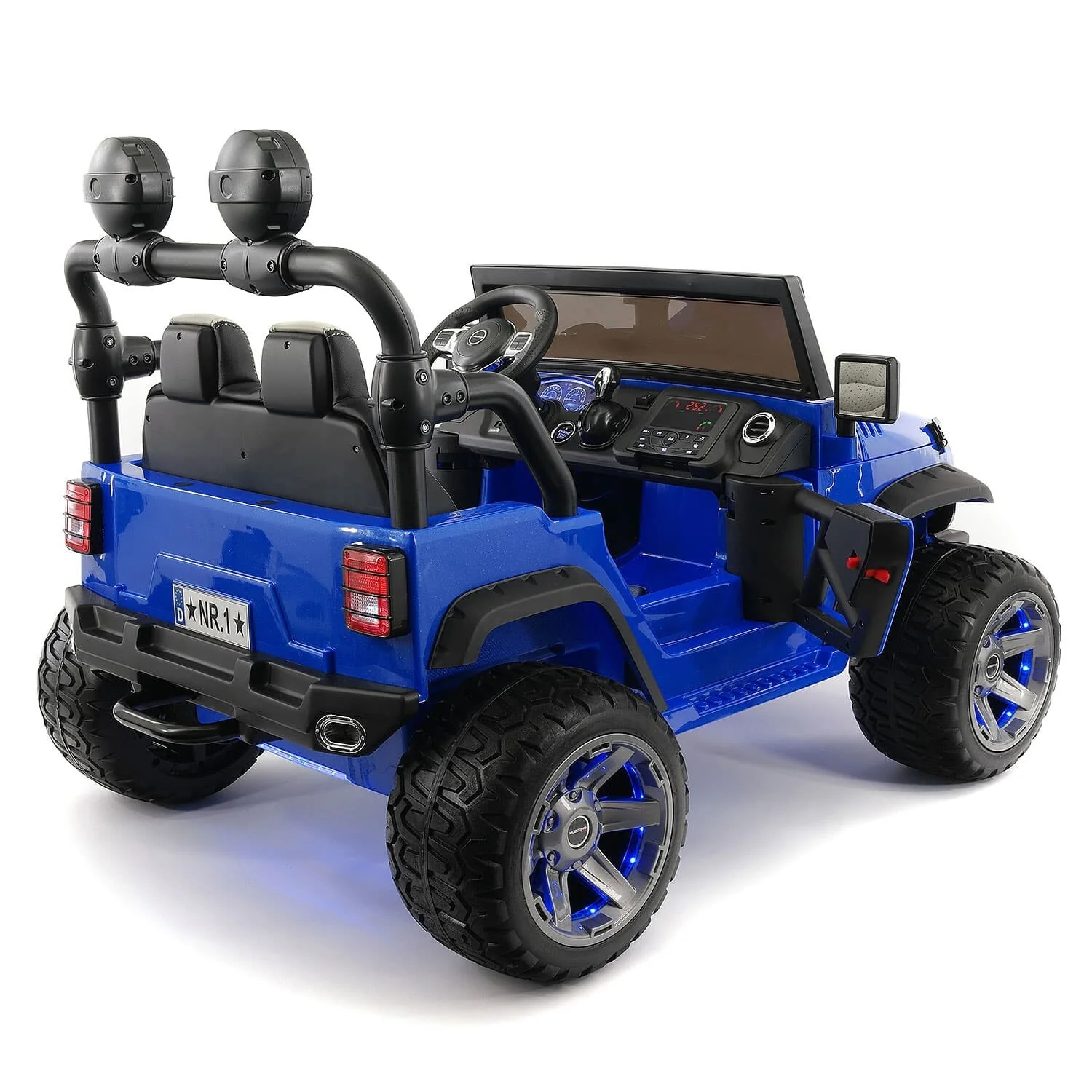 24V Battery-Powered Kids Ride-On Truck Jeep with Dual Powerful Motors and Remote Control - Image 7