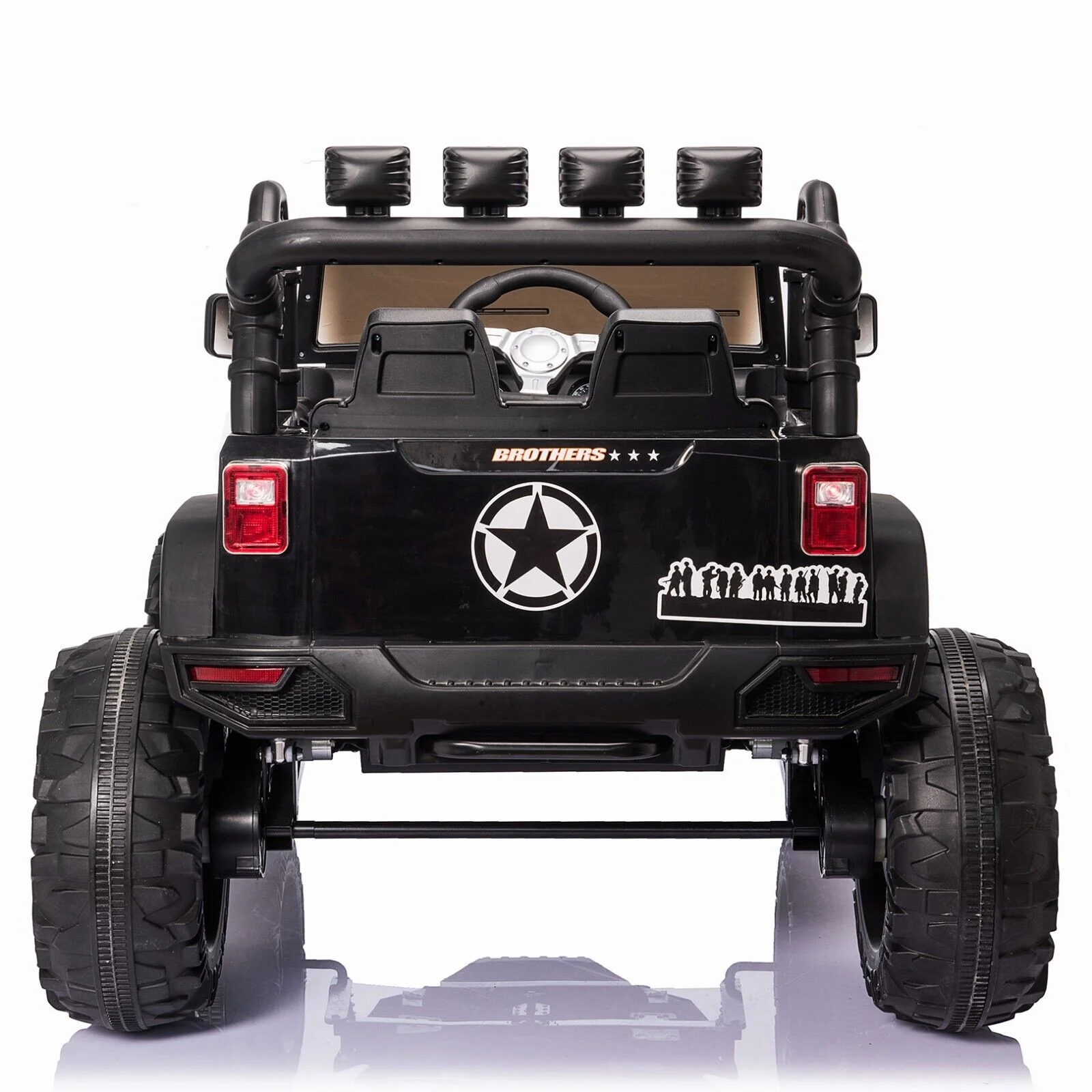 24V Battery-Powered Kids Ride On Truck with Remote Control, MP3 Player, USB Port, and LED Lights - 3 Speed Options - Image 25