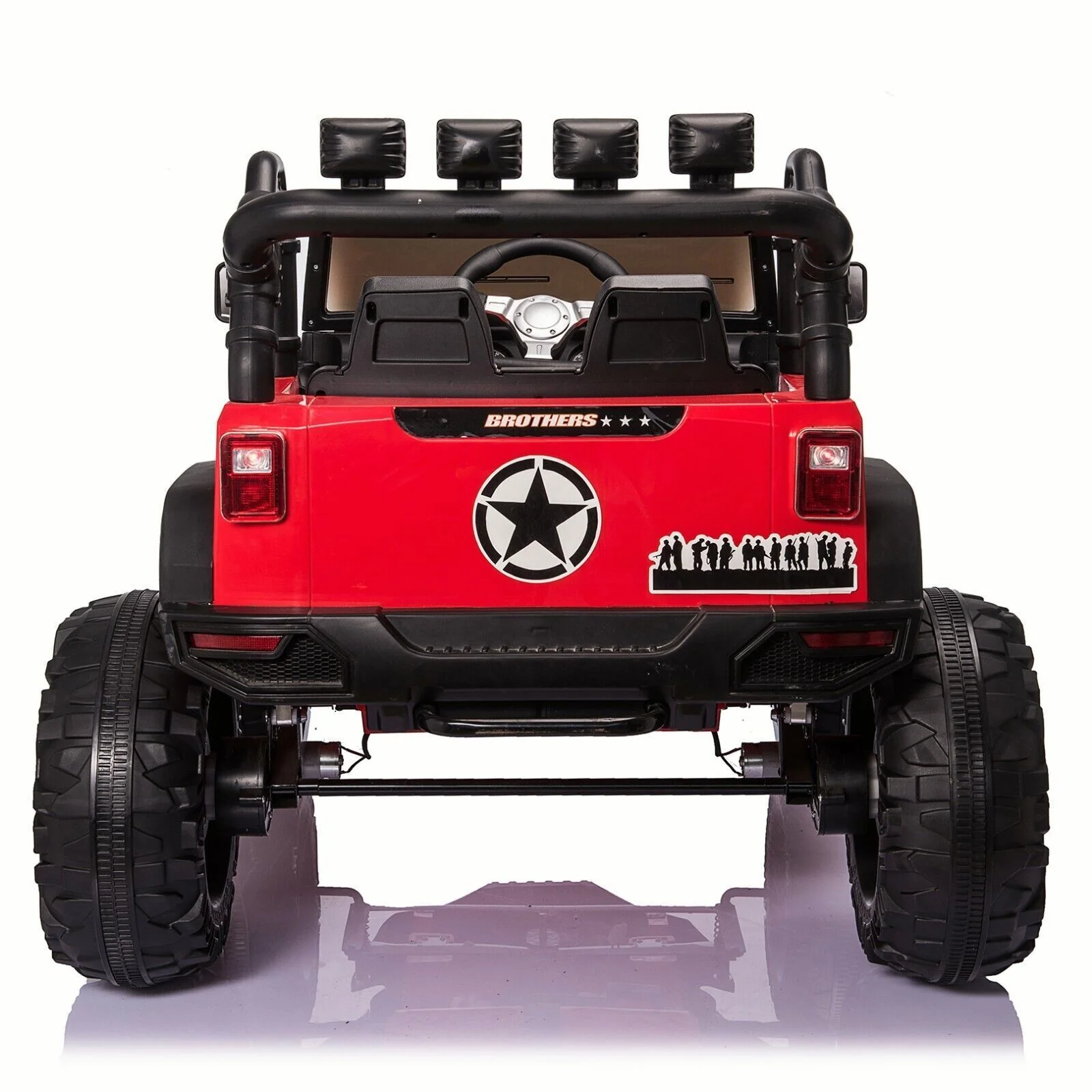 24V Battery-Powered Kids Ride On Truck with Trailer and RC Control - 3 Speeds, Camo Design - Image 23