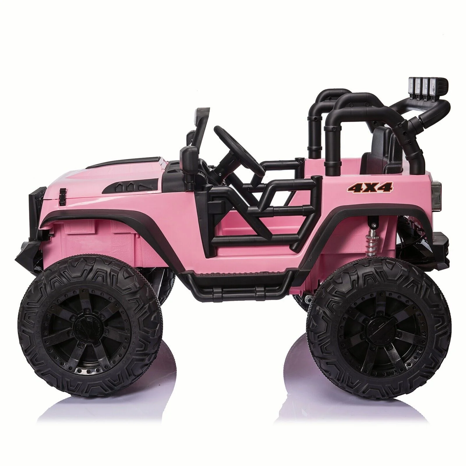 24V Battery-Powered Kids Ride On Truck with Trailer and RC Control - 3 Speeds, Camo Design - Image 27