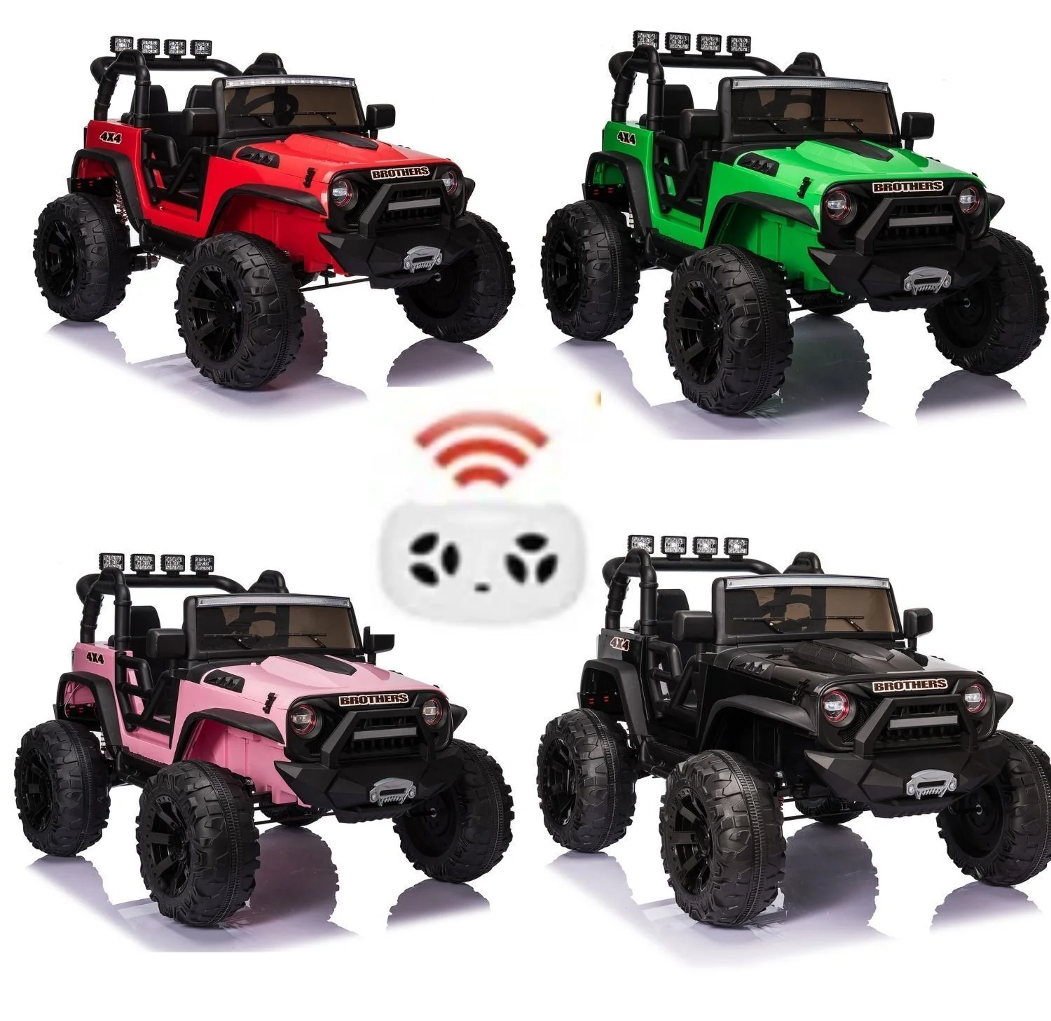 24V Battery-Powered Kids Ride On Truck with Trailer and RC Control - 3 Speeds, Camo Design - Image 3