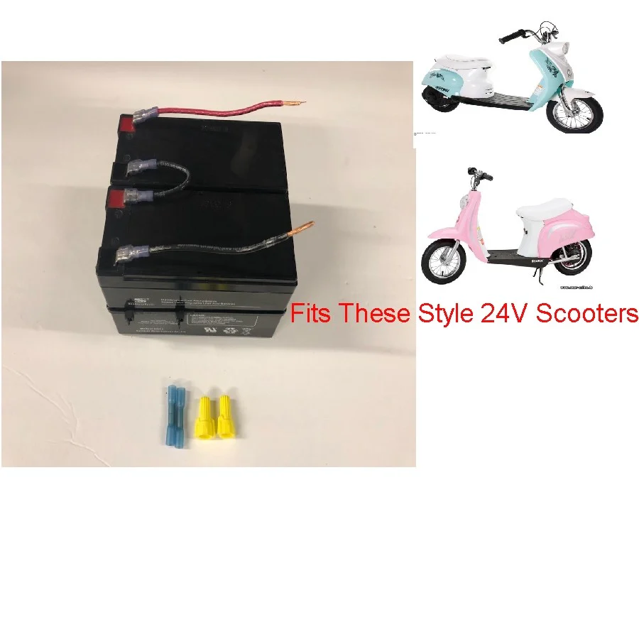 24V Battery Replacement Kit for Pocket Mod Scooter Compatible with Bella, Surge, Barbie Models - Image 2