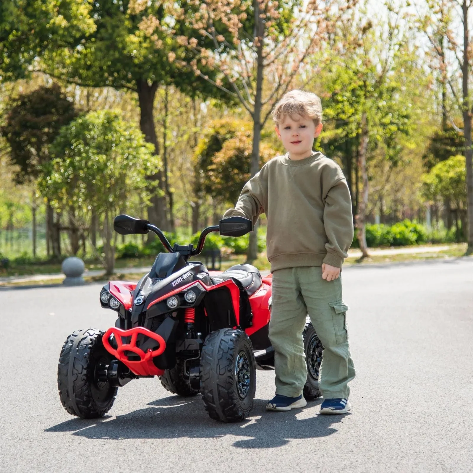 24V Can Am Renegade 1-Seater Kids ATV - Image 9