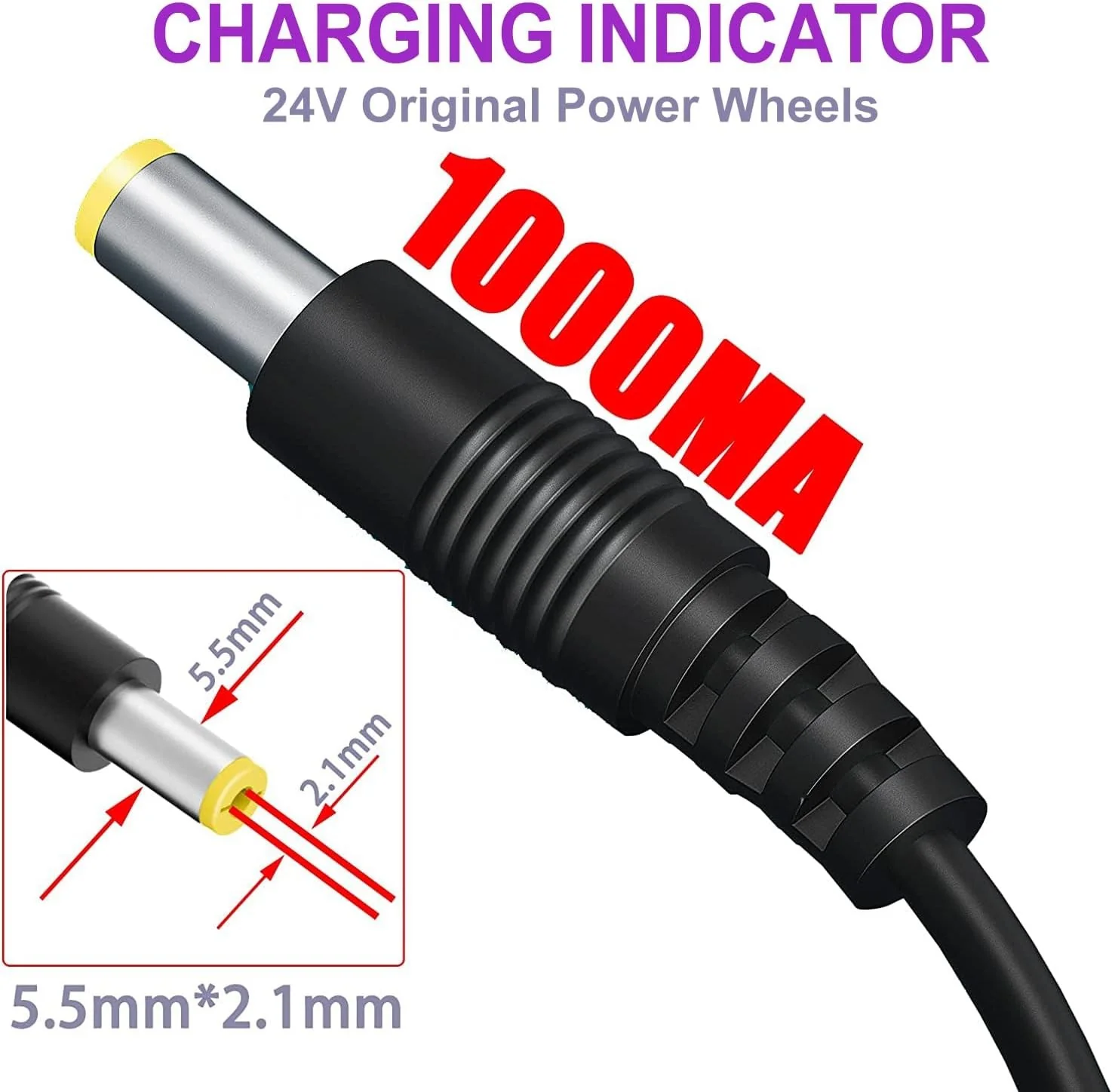 24V Battery Charger for Kids Ride-On Car Toys Wrangler SUV - Image 4