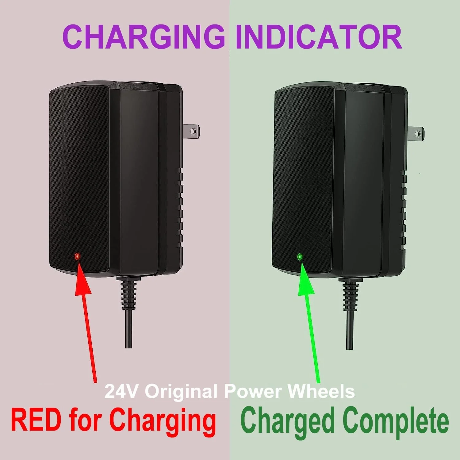 24V Battery Charger for Kids Ride-On Car Toys Wrangler SUV - Image 5