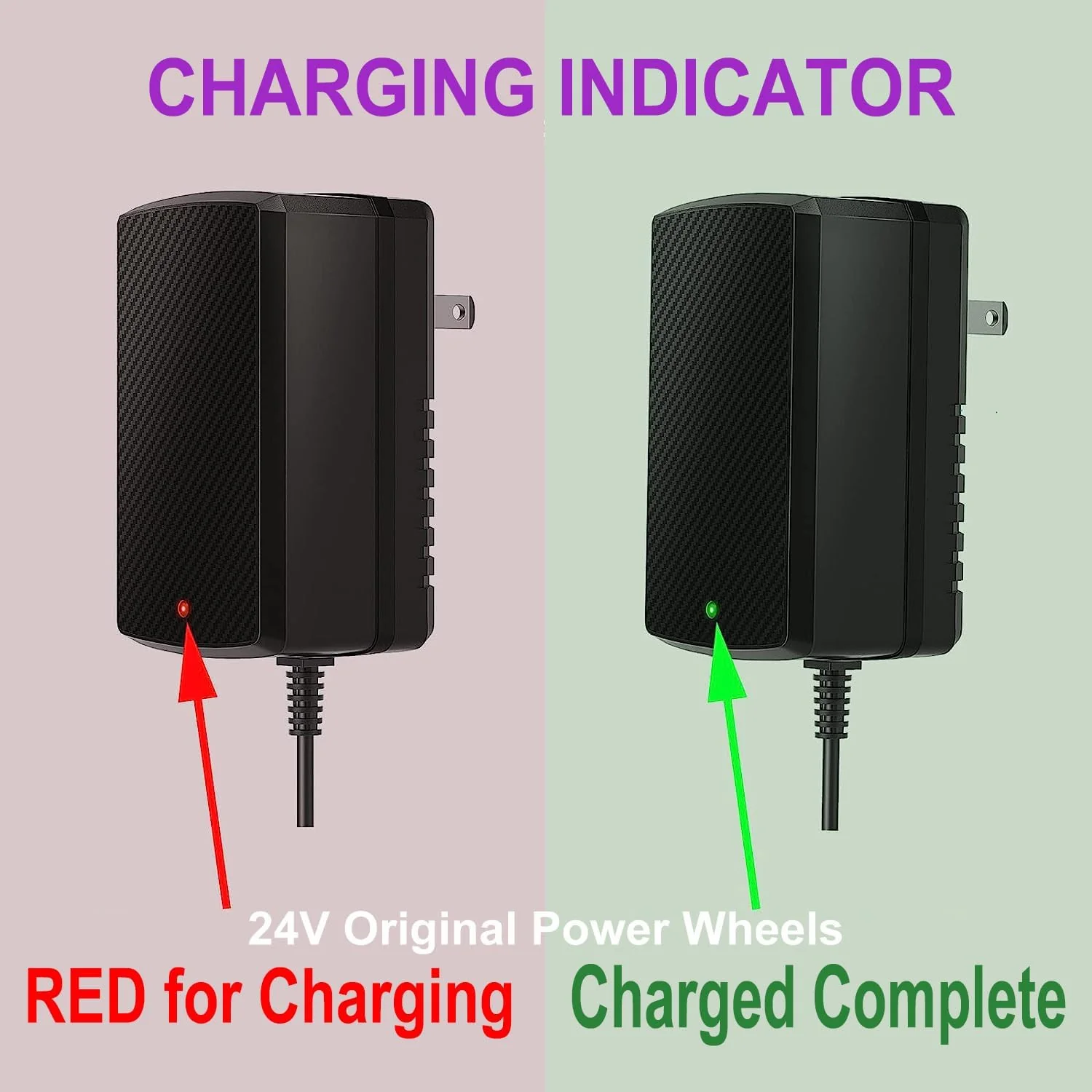 24V Battery Charger for Kids Ride-On Car Toys Wrangler SUV - Image 5