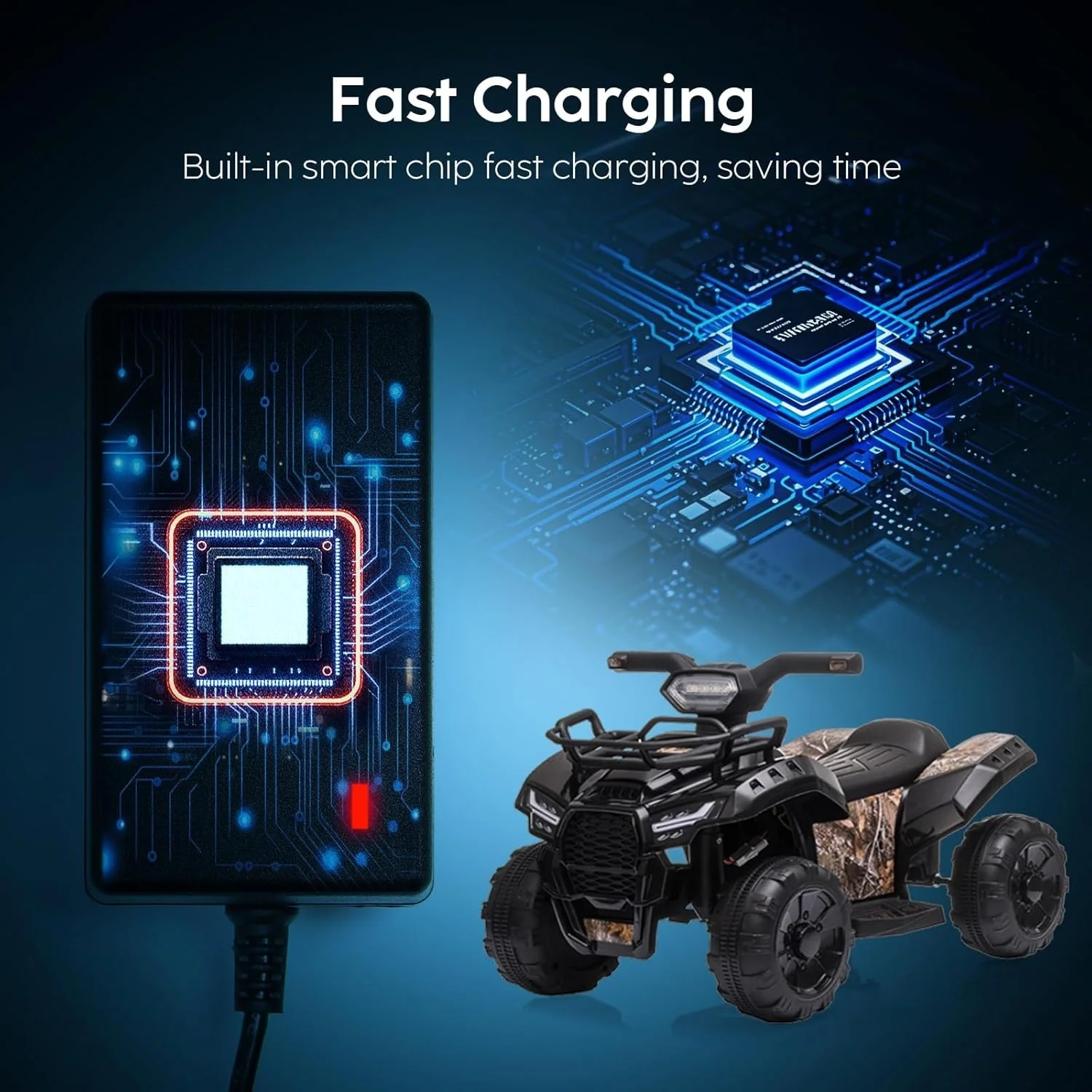 24V Battery Charger for Kids Ride-On Toys and Wrangler SUV Models - Image 2