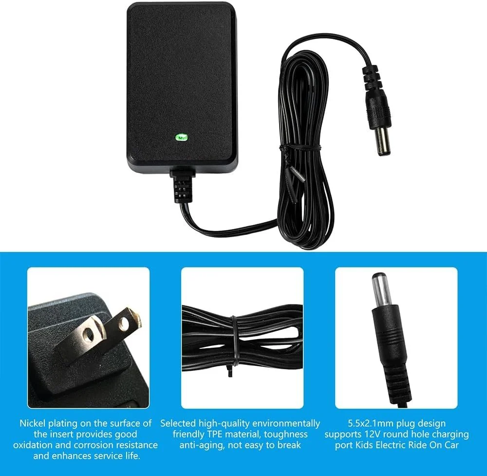 24V Battery Charger for Ride-On Toys with Charging Indicator Light - Image 6