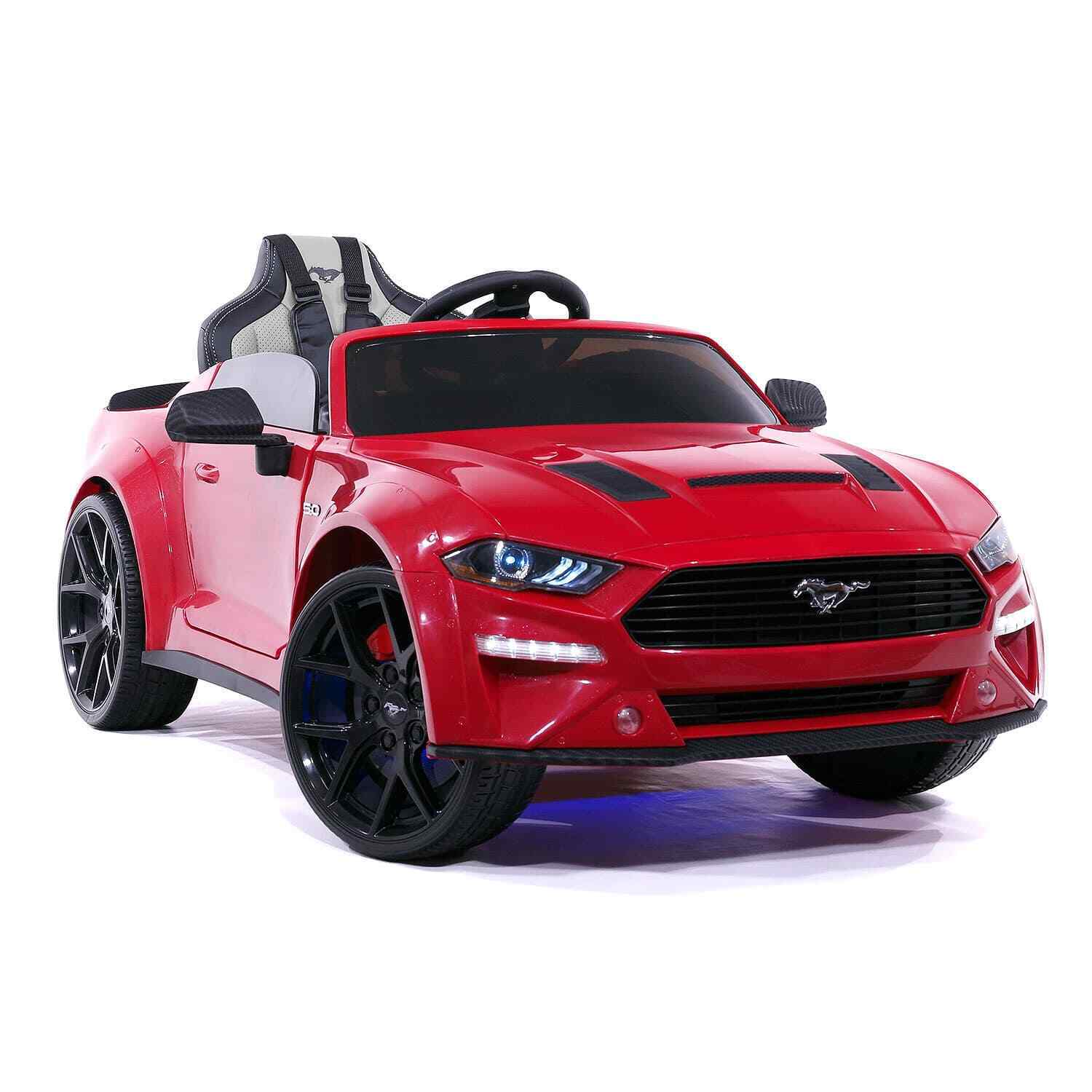 24V Children's Boys Ride-On Ford Mustang GT Custom Edition Car with Dual High-Powered Motors and Remote Control - Image 2