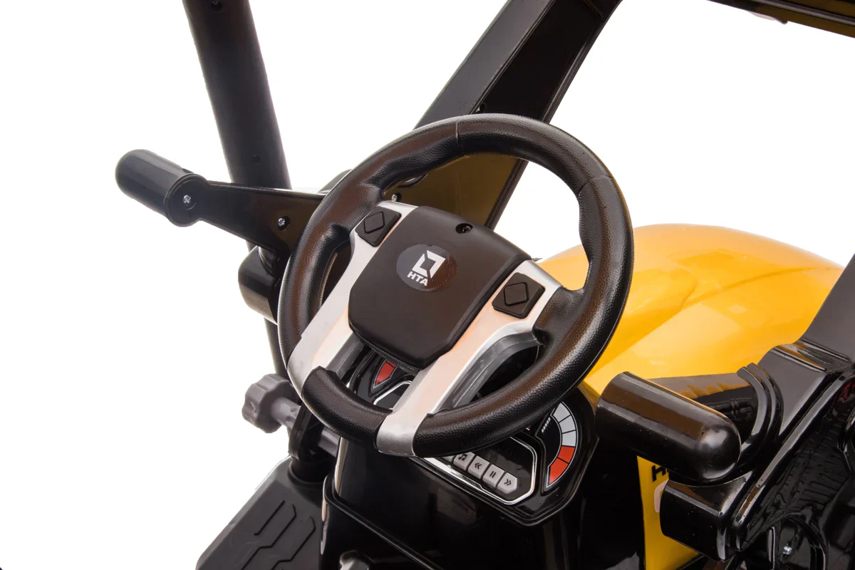 24V Children's Ride on Excavator Tractor with Trailer - Battery-Powered Electric Vehicle Plaything - Image 13