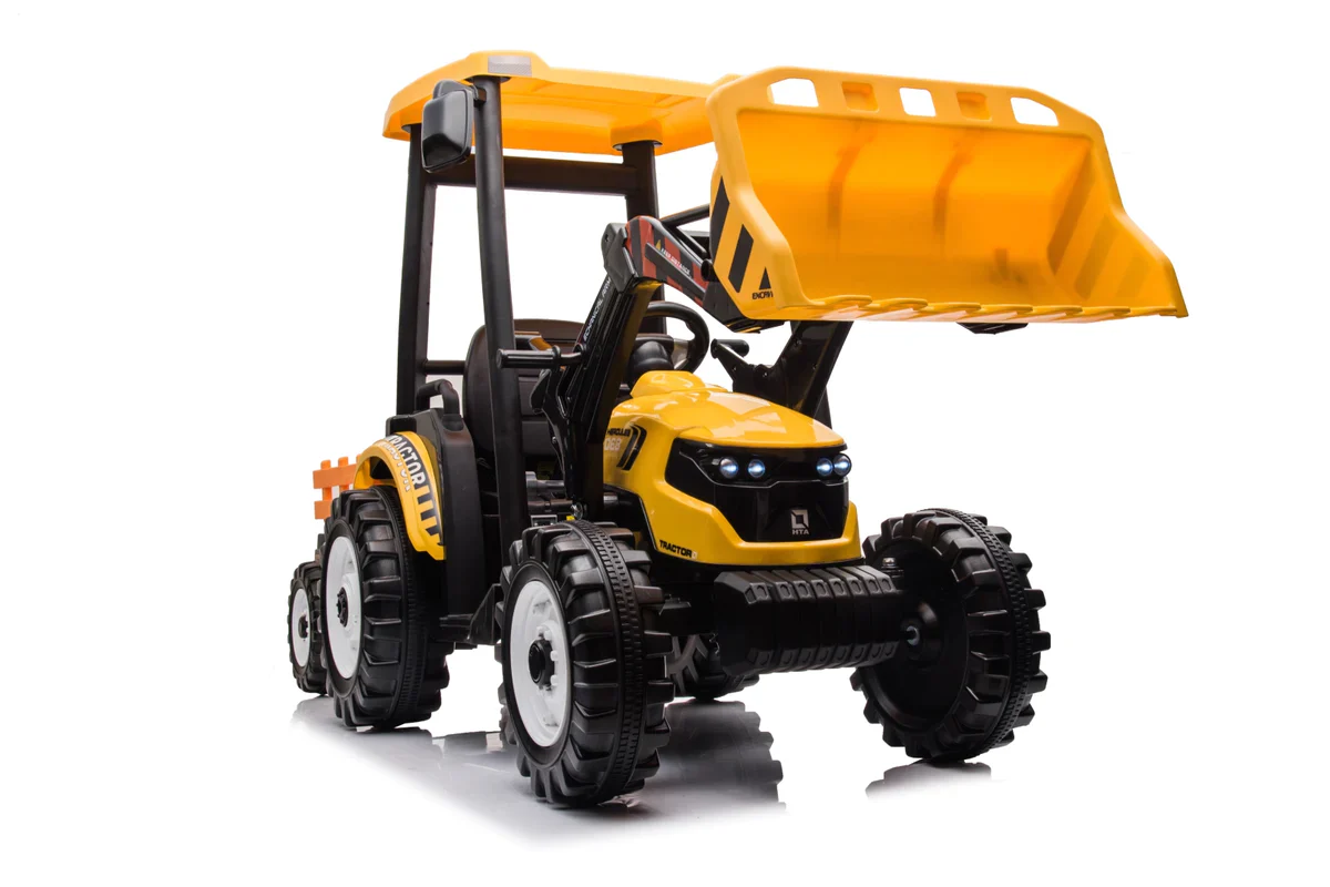 24V Children's Ride on Excavator Tractor with Trailer - Battery-Powered Electric Vehicle Plaything - Image 15