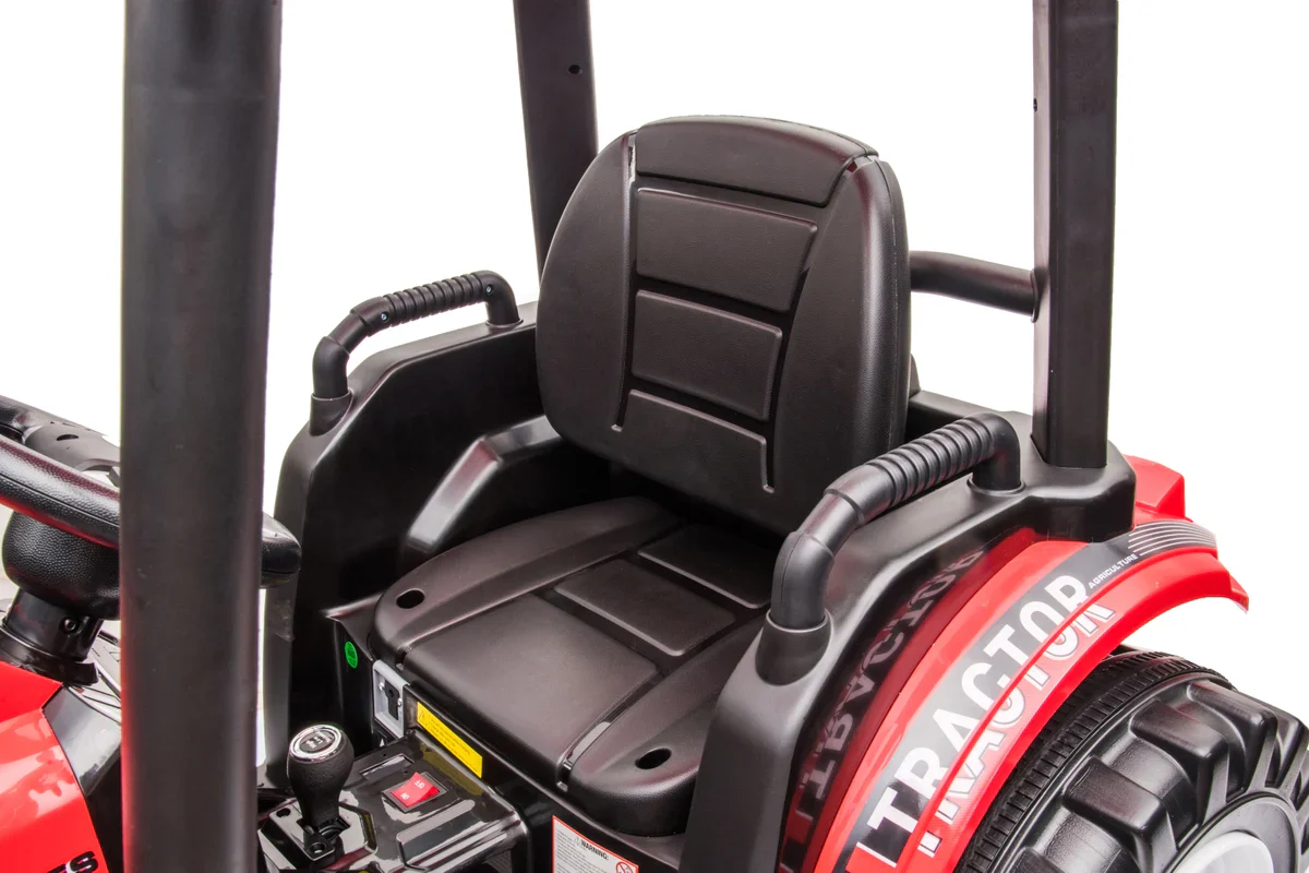 24V Children's Ride on Excavator Tractor with Trailer - Battery-Powered Electric Vehicle Plaything - Image 4