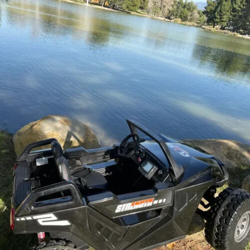 24V Clash Touchscreen Ride-On Giant Buggy - Razor UTV Rubber Adjustable Side-by-Side - Image 6