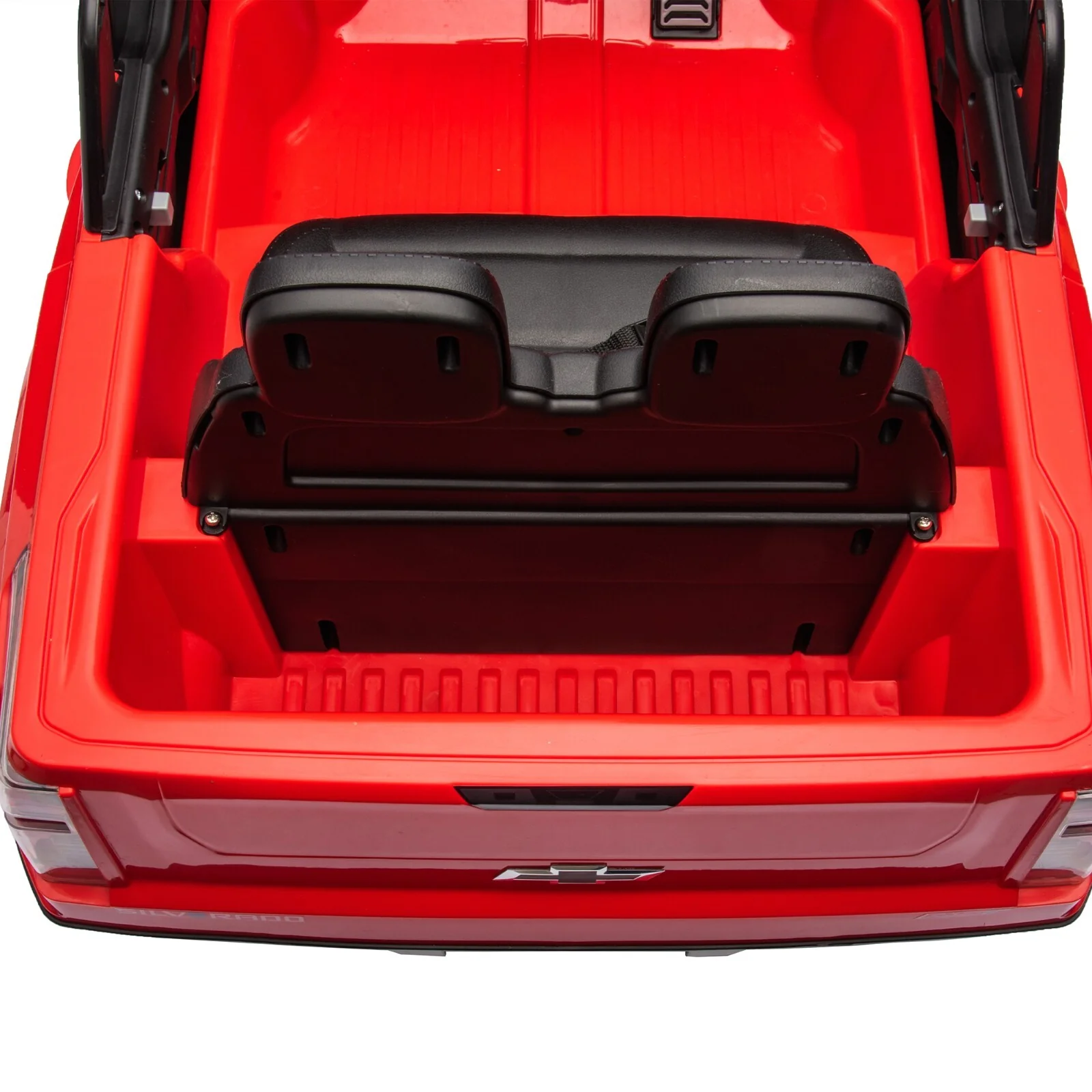 24V Licensed Chevrolet Silverado Kids Electric Ride-On Truck with Remote Control Red - Image 19