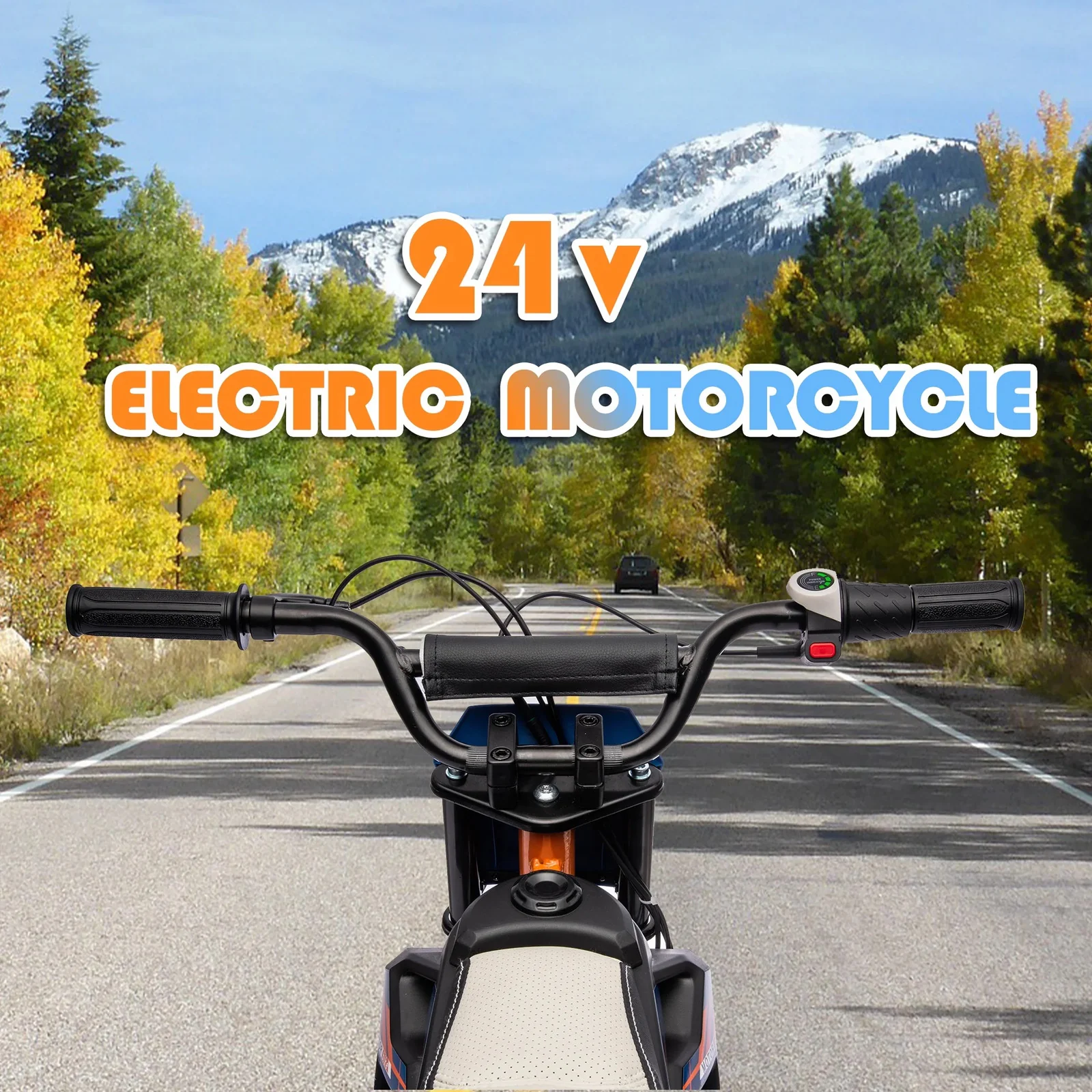 24V 250W Electric Dirt Bike Battery-Powered Ride-On Motorcycle Toy - Image 4