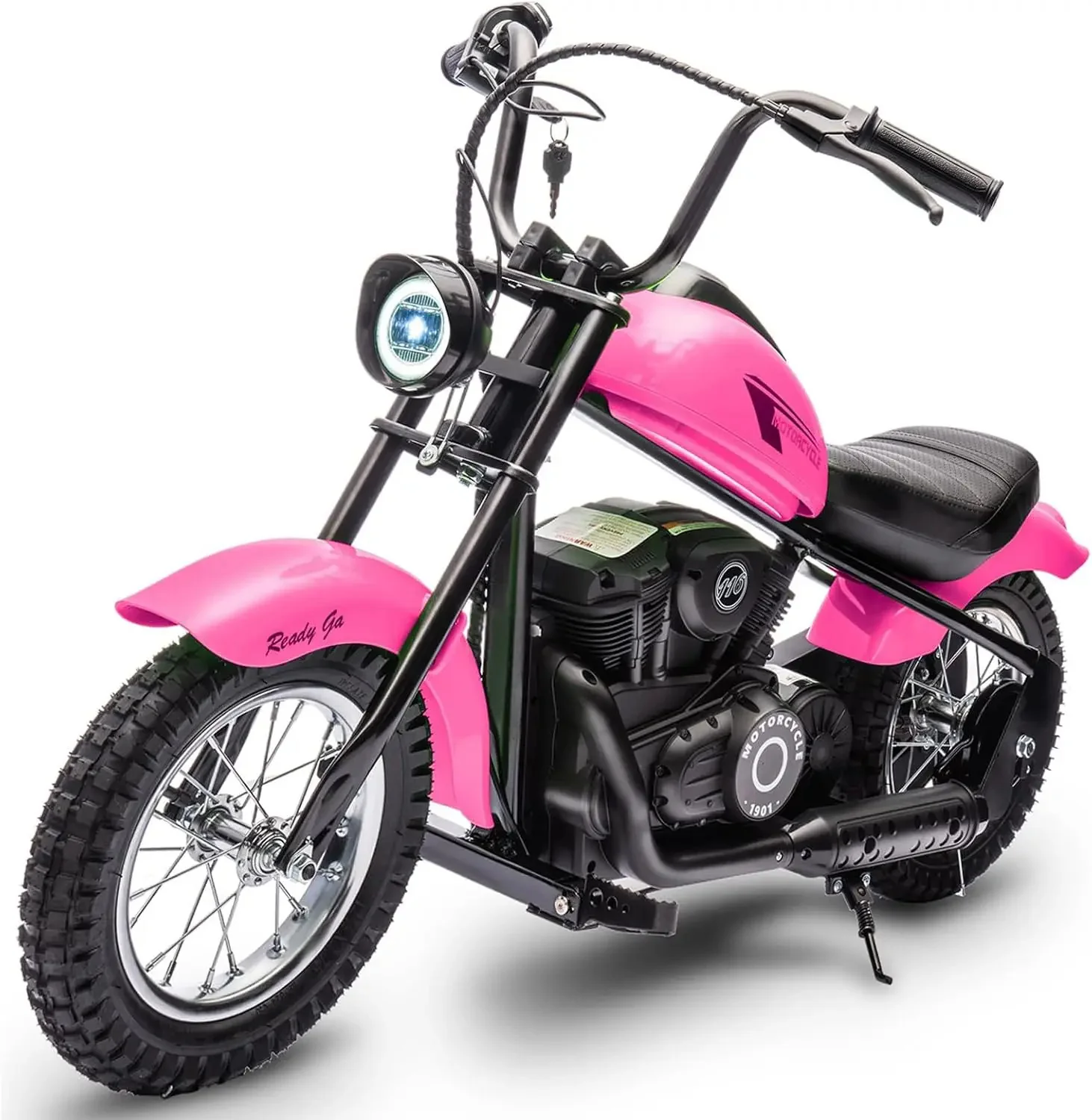 24V 250W Electric Dirt Bike with LED Light and Leather Seat for Two - Image 3