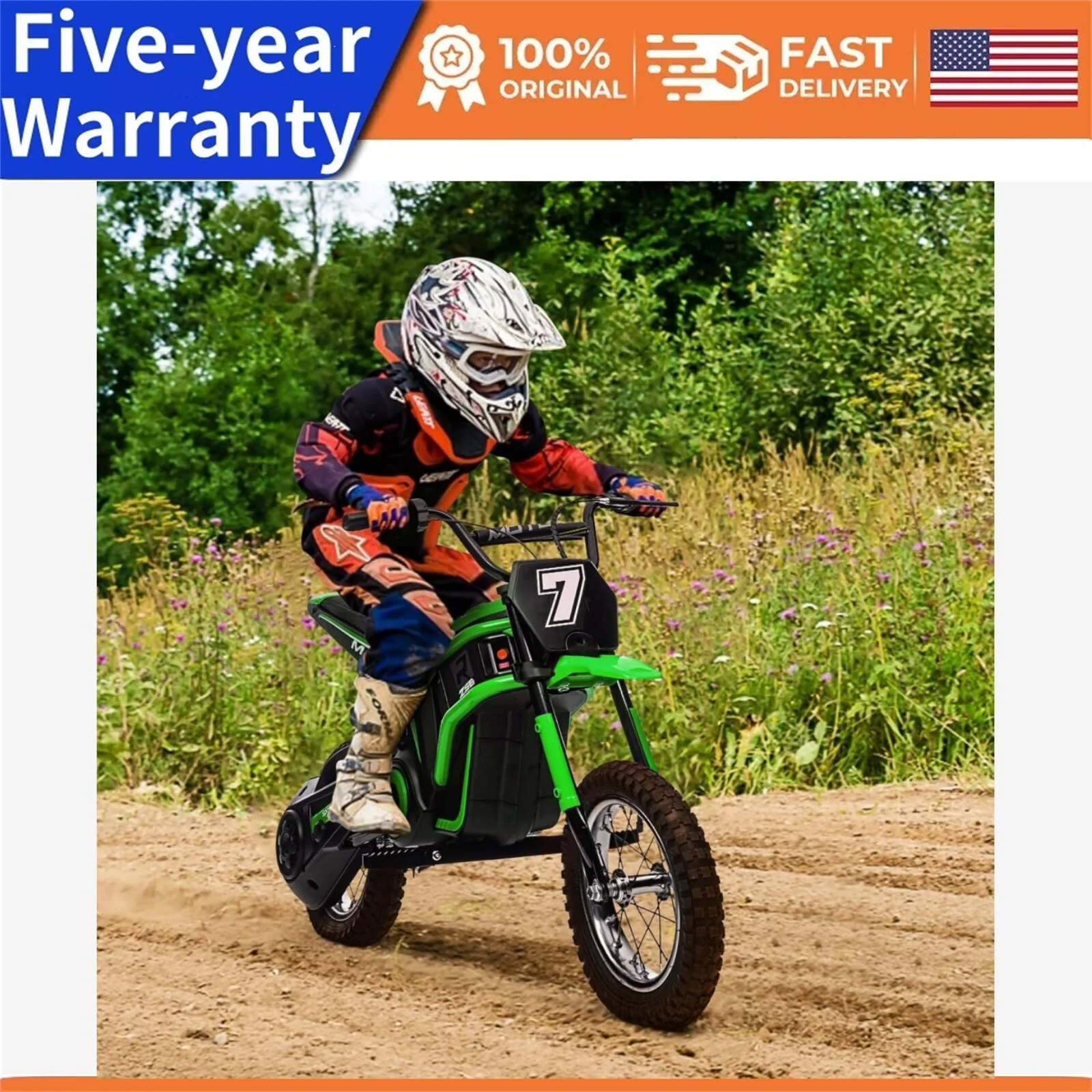 24V 350W Electric Kids Dirt Bike with 2-Speed Modes - Image 10