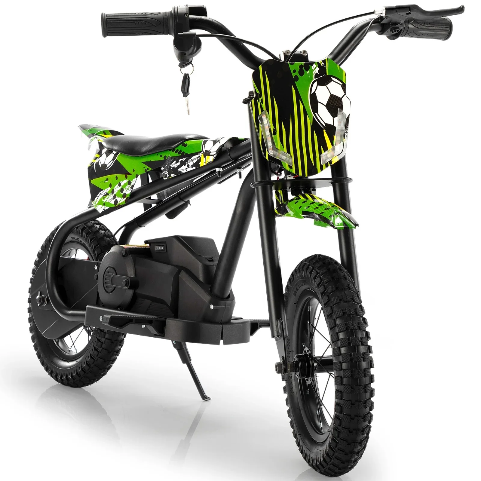 24V Electric Kids Ride-On Dirt Bike Motorcycle with LED Lights and Adjustable Speed - Image 8