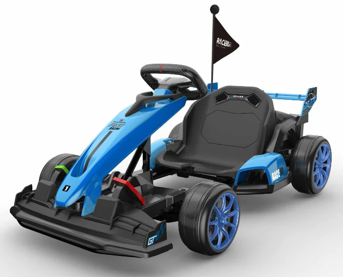 24V Electric Drift Kart with 7.5mph Variable High-Speed Racing Ride-On Car Toy