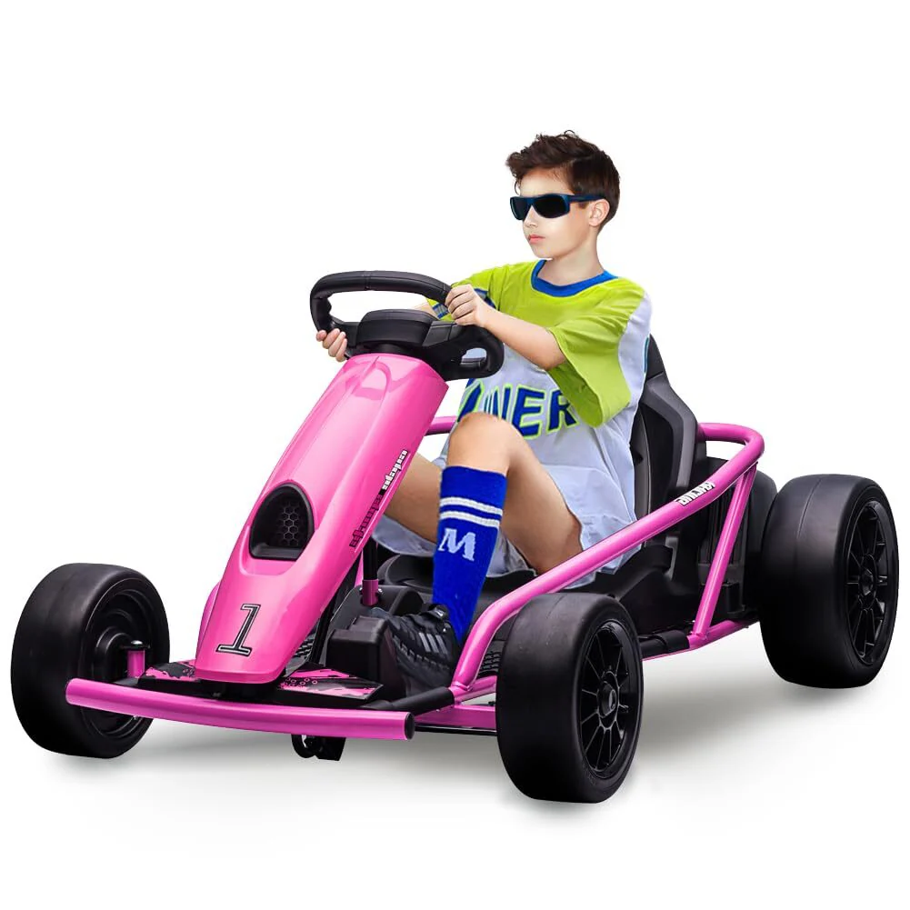 24V Electric Ride-On Go-Kart for Kids with 8MPH High-Speed and Drifting Features - Image 24