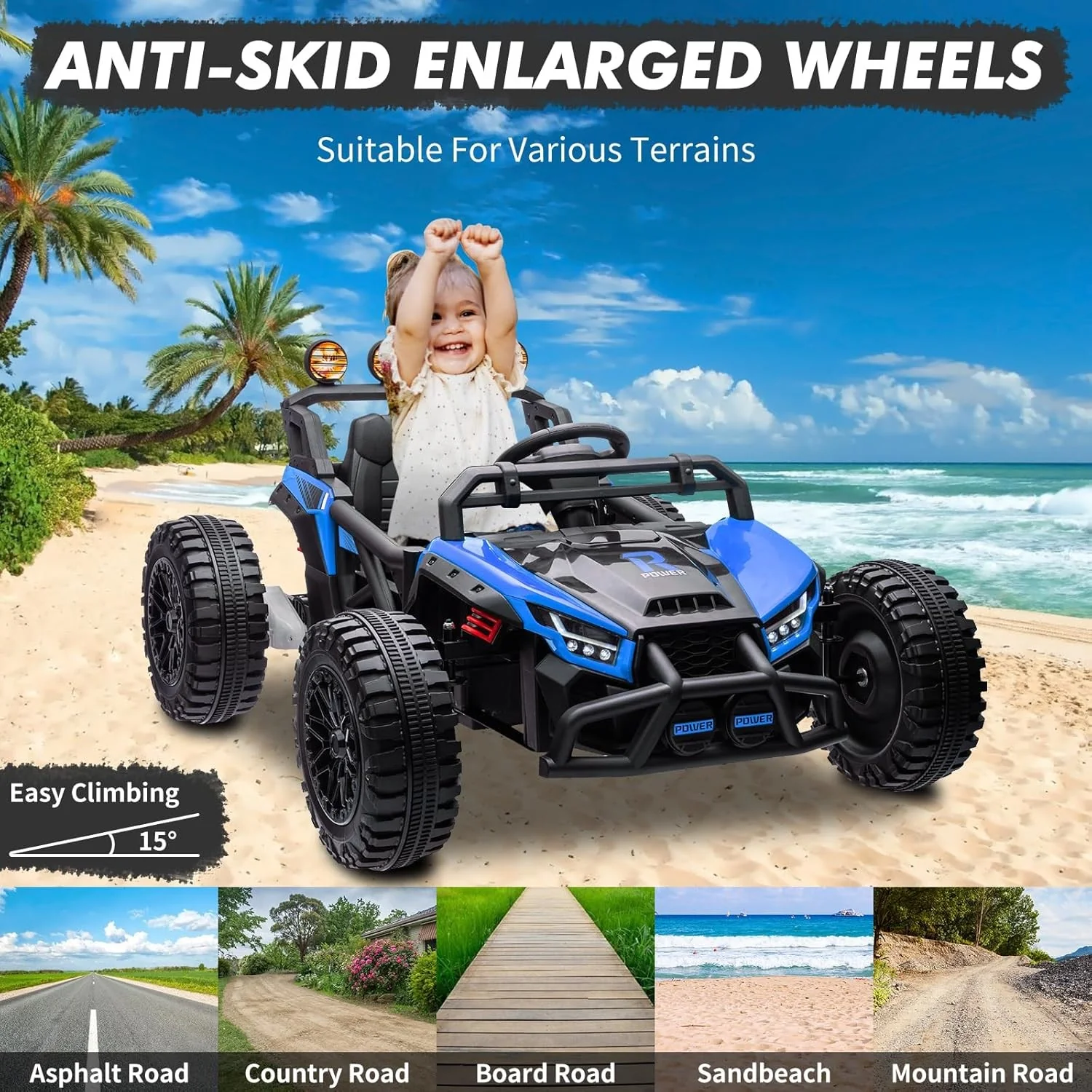 24V Electric Kids Ride-On Car with 65W Powerful Motors and 2.4G Remote Control - Image 8