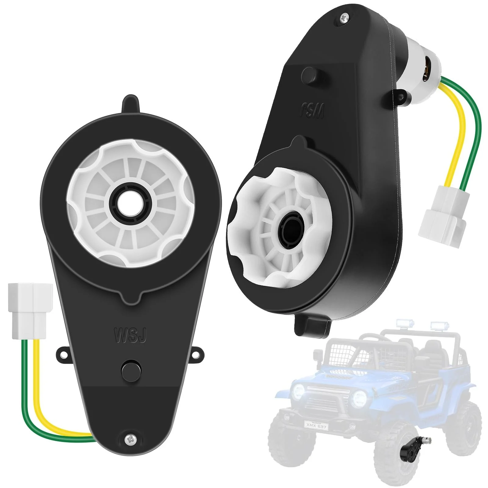 24V High-Speed Motor Gearbox for Kids Ride-On Vehicle, 40000RPM Performance Upgrade - Image 2