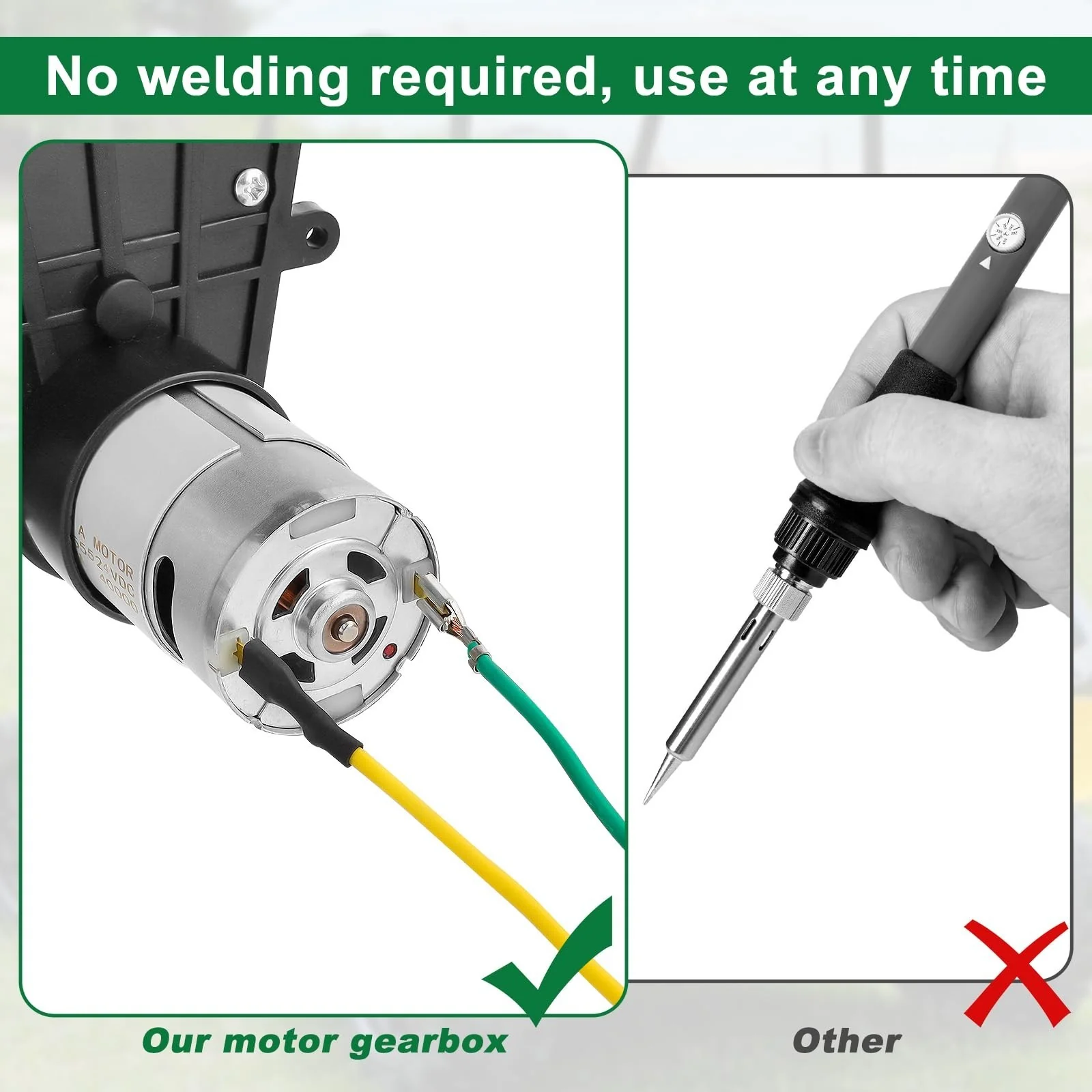 24V High-Speed Motor Gearbox for Kids Ride-On Vehicle, 40000RPM Performance Upgrade - Image 6