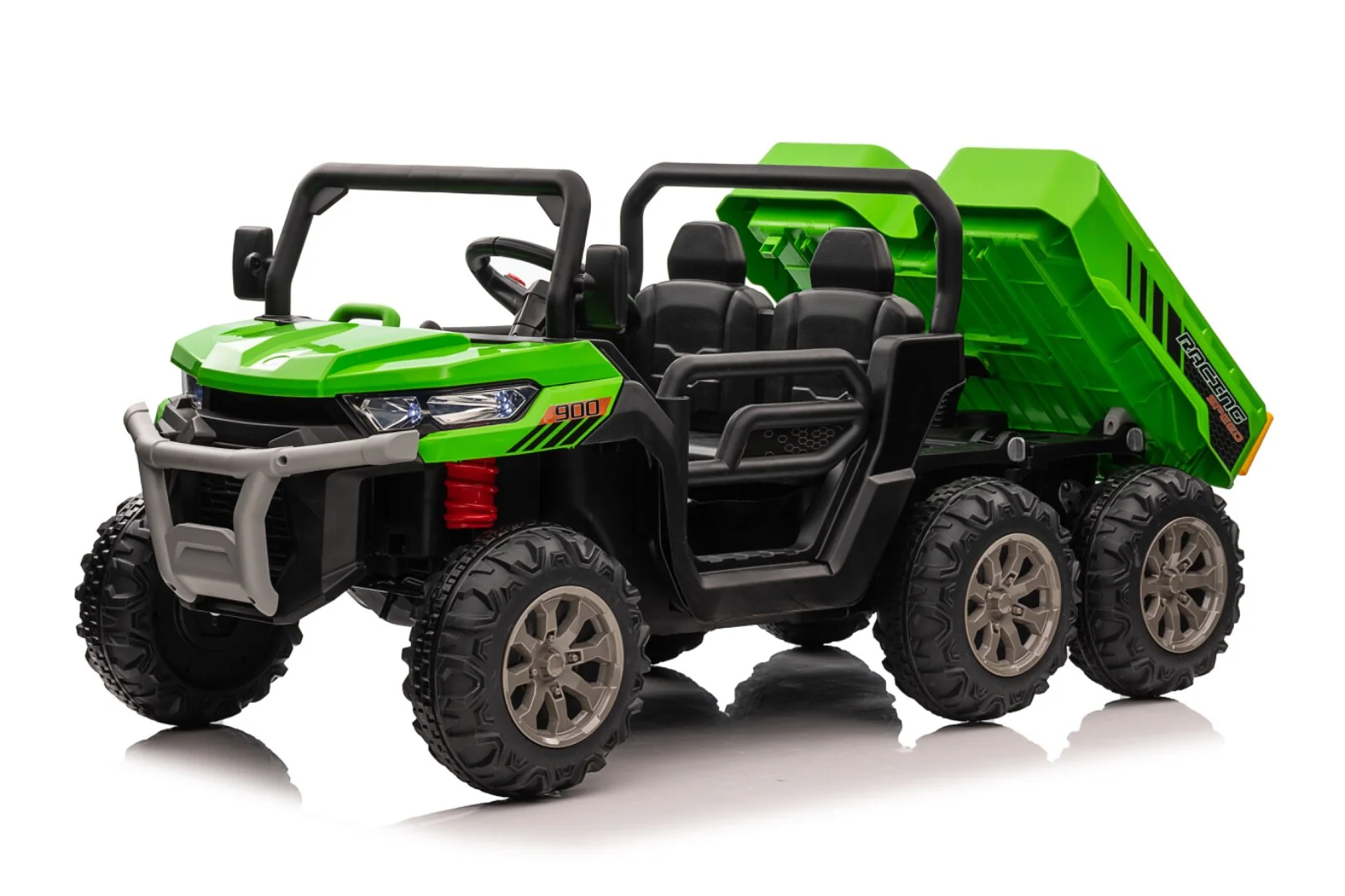 24V Green 4x4 Farm Truck with Tipping Bed