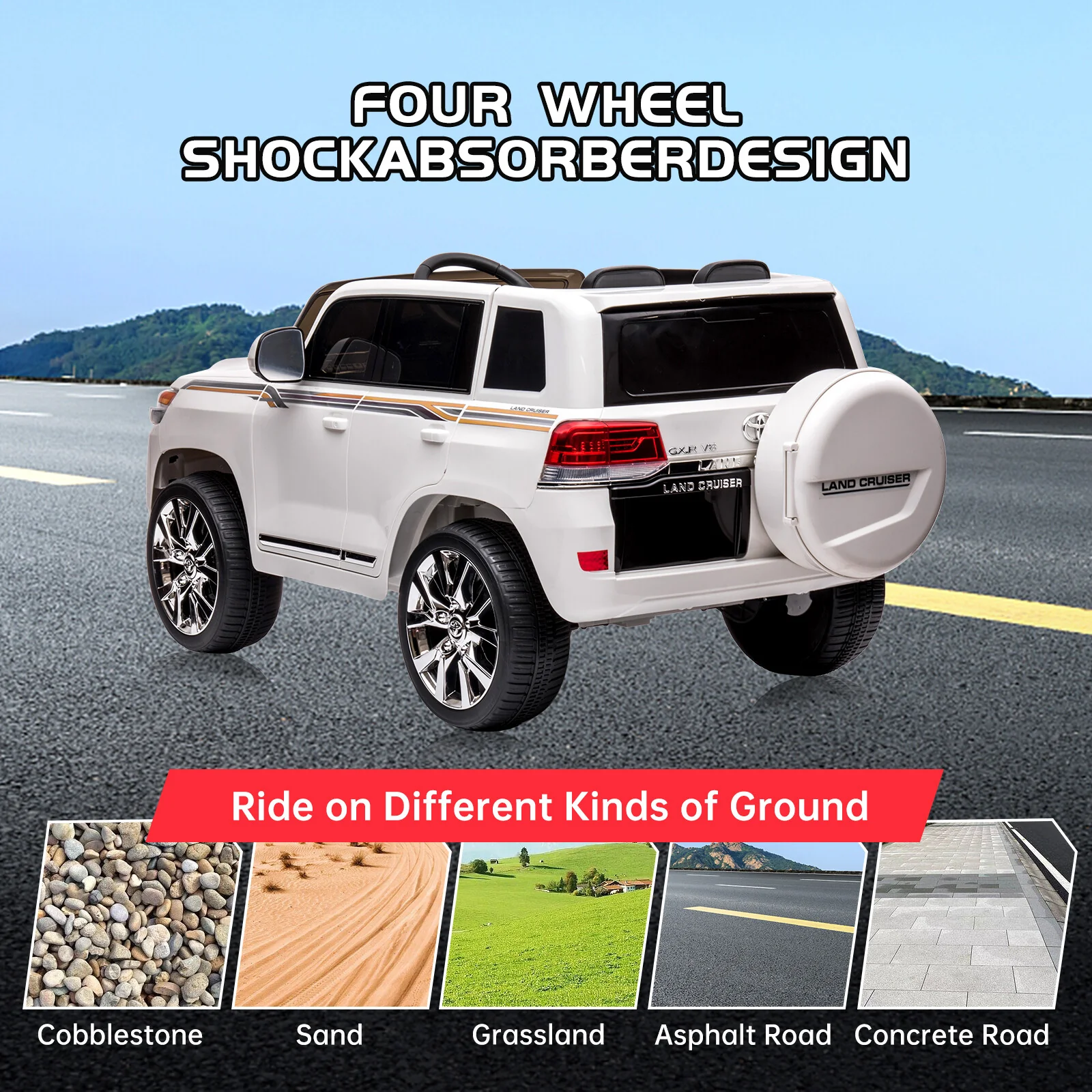 24V 4x4 Off-Road Electric Four-Wheel Drive Children's Ride-On Vehicle - Image 20