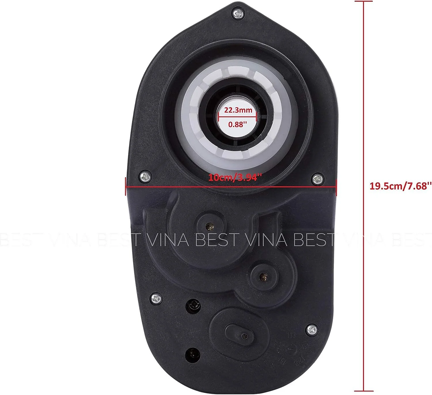 24V High-Speed 30000RPM Gearbox with Large Axle Hole for Power Wheels Motor - Image 2