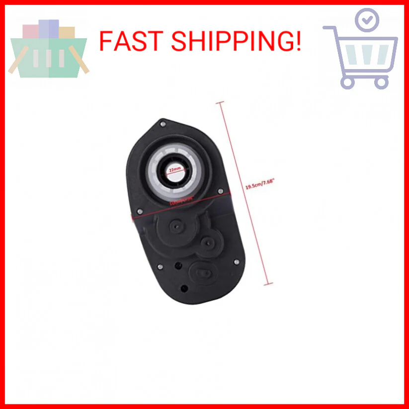 24V Gearbox with 30000RPM Motor for Power Wheels Large Axle Hole, Gear B - Image 2