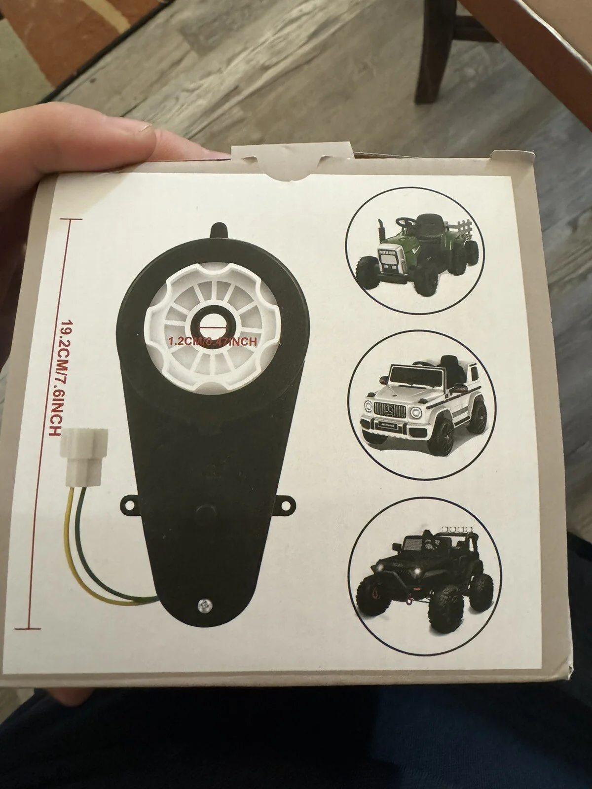 24V High Torque Gearbox with 30000RPM Motor for Powered Wheels - Image 5