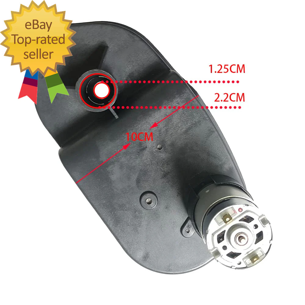 24V High Torque Gearbox with 30000RPM Motor for Power Wheels - Image 6
