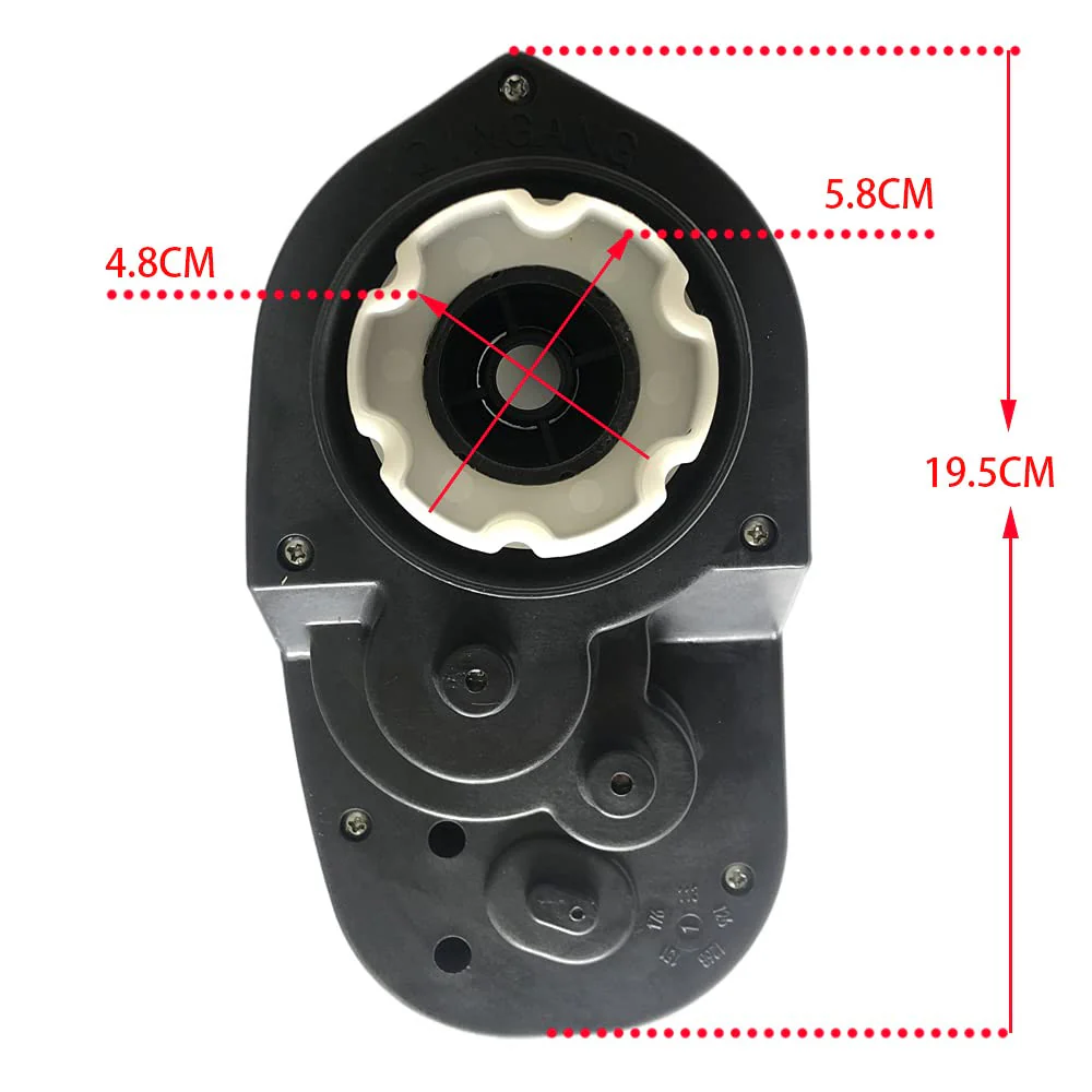 24V High Torque Gearbox for Power Wheels with 30000RPM Motor - Image 4
