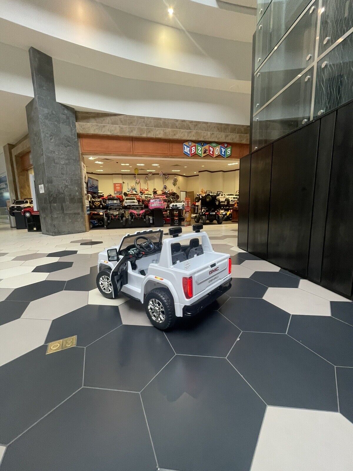 24V Interactive TV GMC Ride On Electric Toy 4x4 with Leather Seating and Advanced Rubber EVA Tires - Remote Control - Image 7
